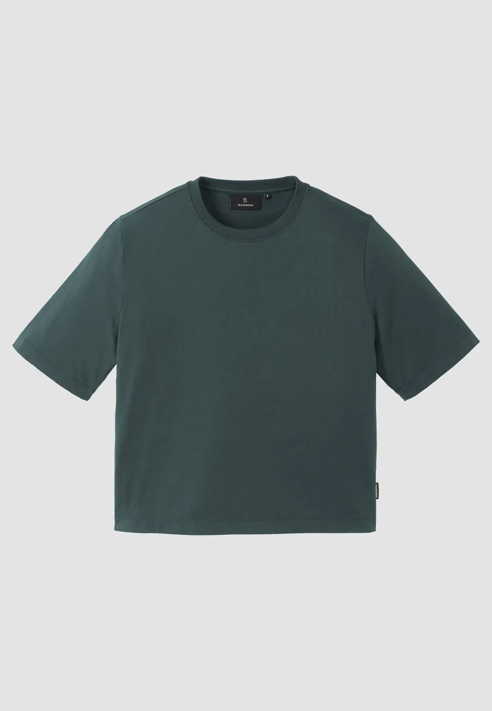 Recolution Azolla t-shirt cotone bio verde scuro