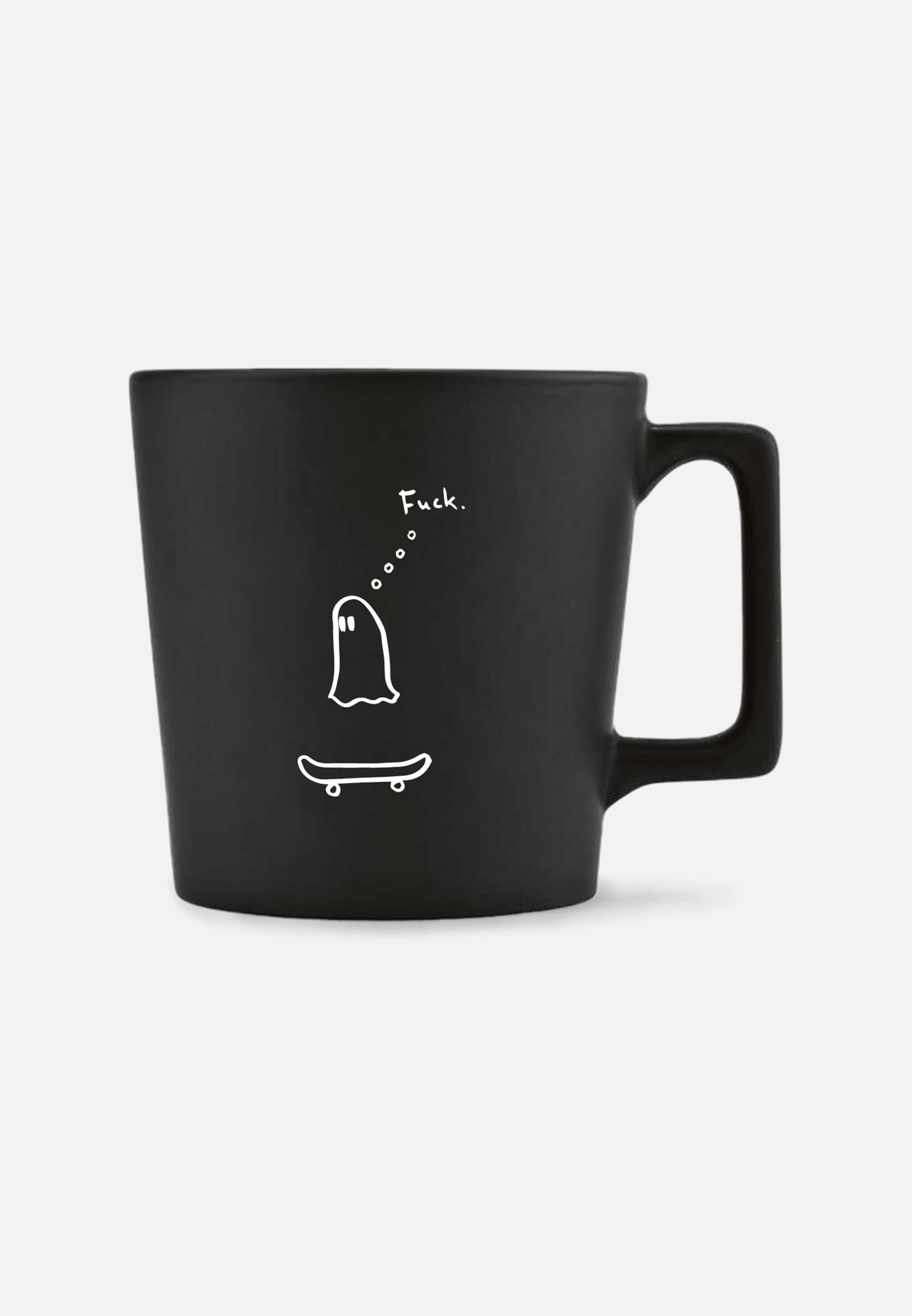 Recolution Geisterfahrer @kriegundfreitag tazza nera ceramica