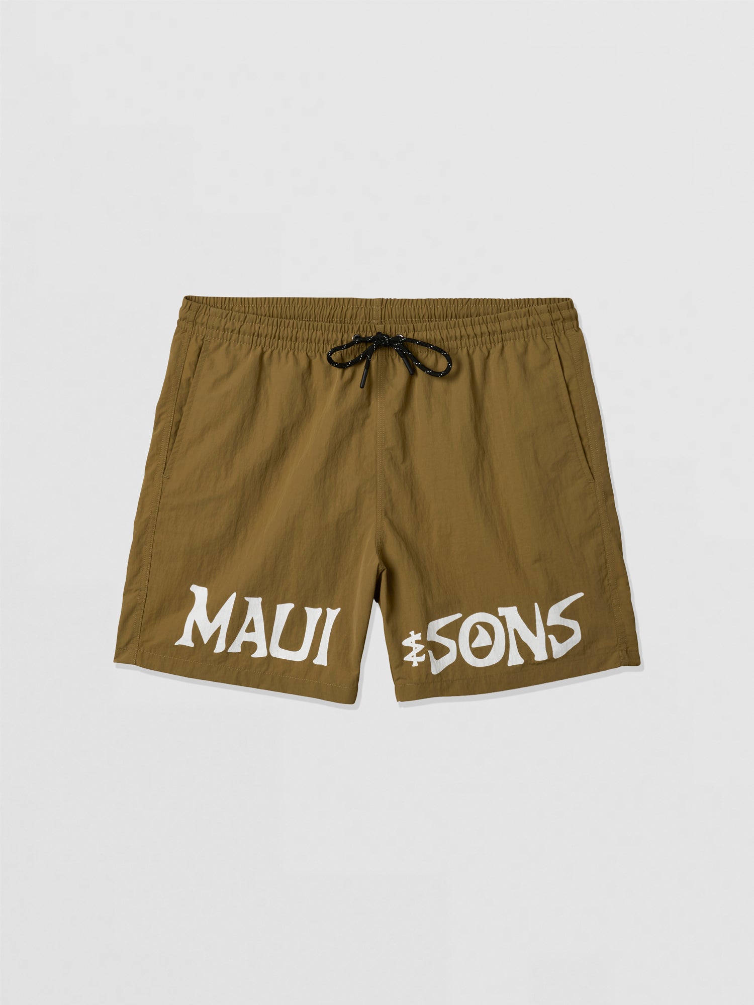 Maui and Sons Stonewave Pool Shorts pantaloncini neri nylon