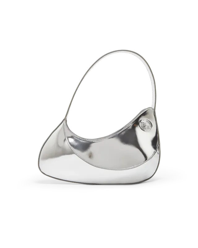 Casablanca Raver borsa Silver argento taglia unica pelle