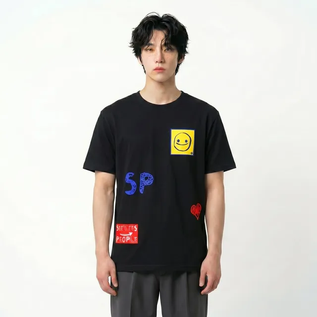 Seetees Make It Yourself t-shirt grafica stickers