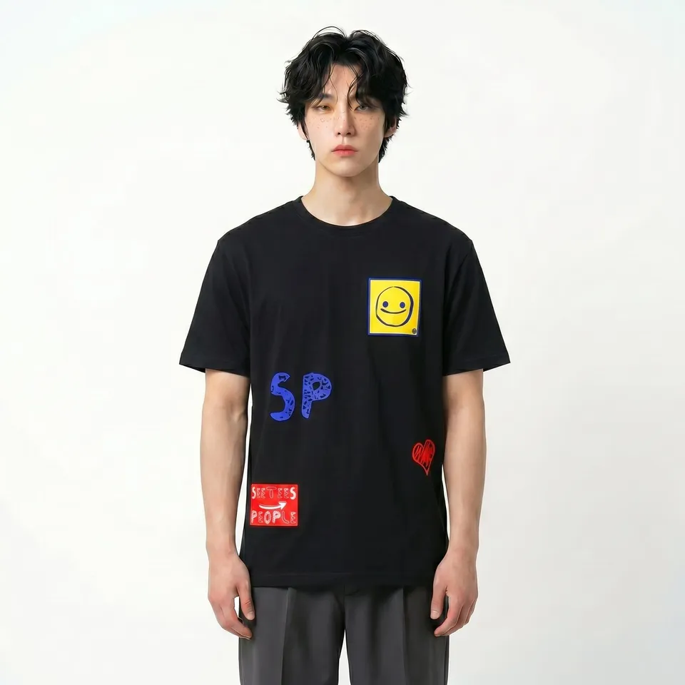 Seetees Make It Yourself t-shirt grafica stickers