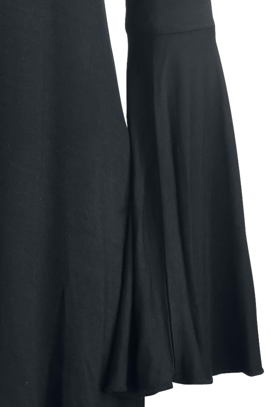 Gothicana by EMP maglia maniche lunghe nera S orlo a punta