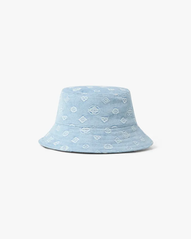 Casablanca Icon cappello bucket denim azzurro taglia M/L