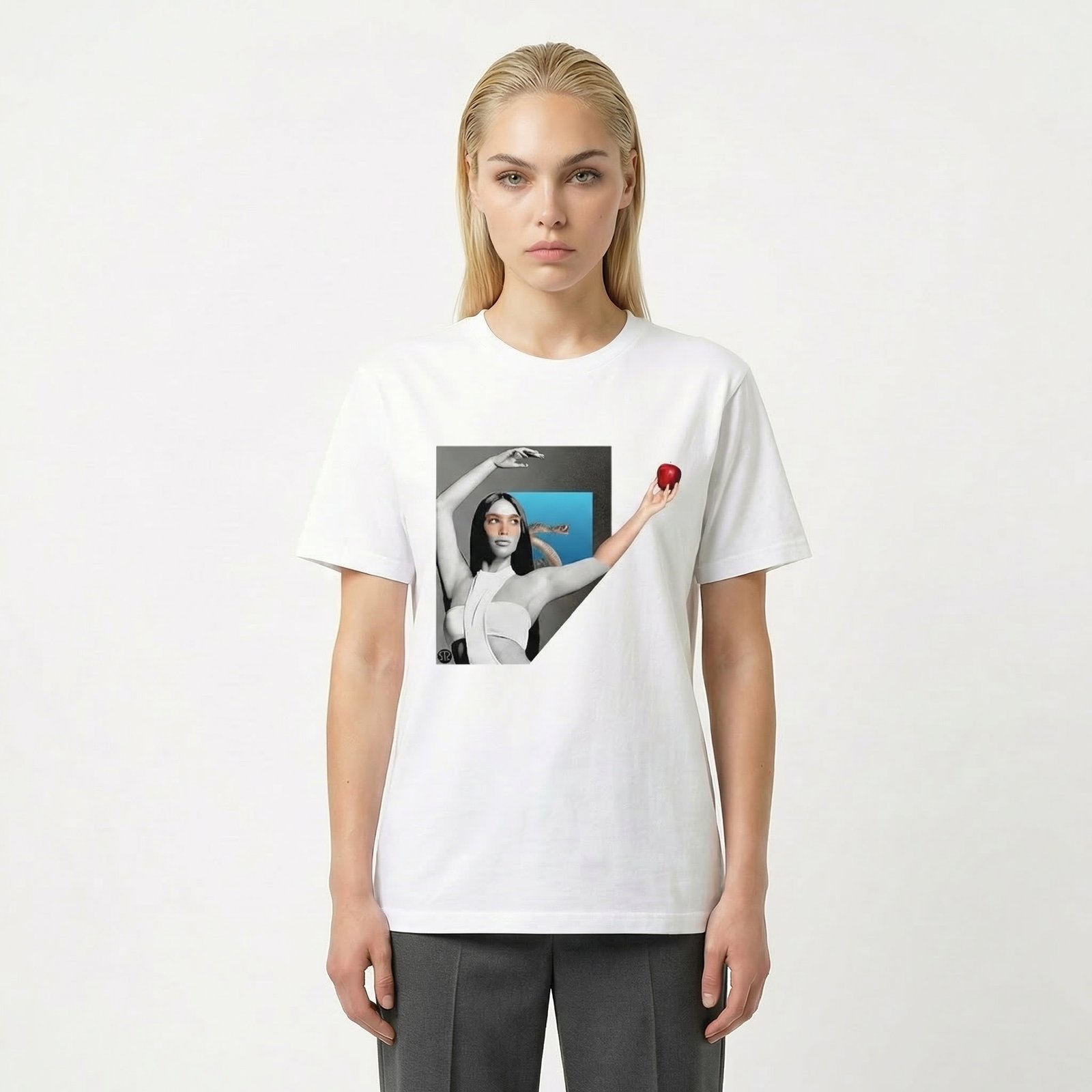Seetees Apple t-shirt stampa mela