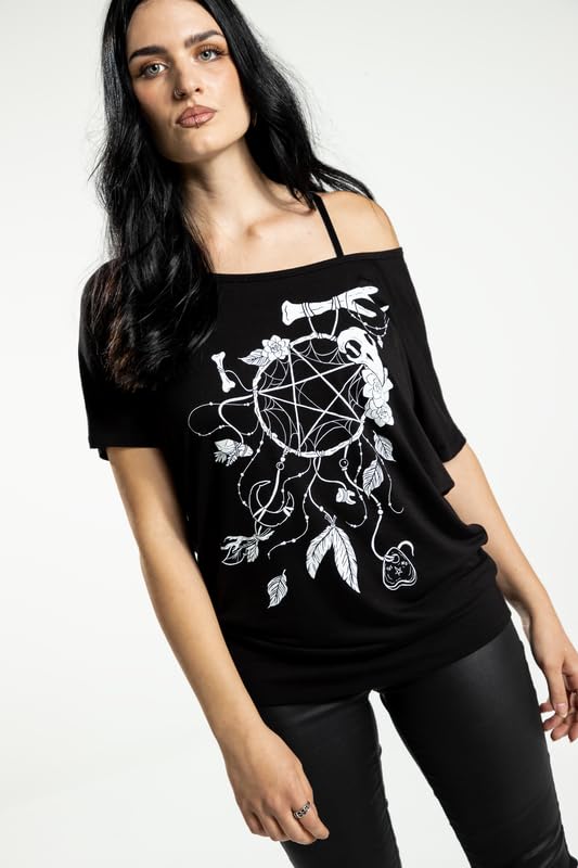 Gothicana by EMP Acchiappasogni t-shirt nera stampa davanti