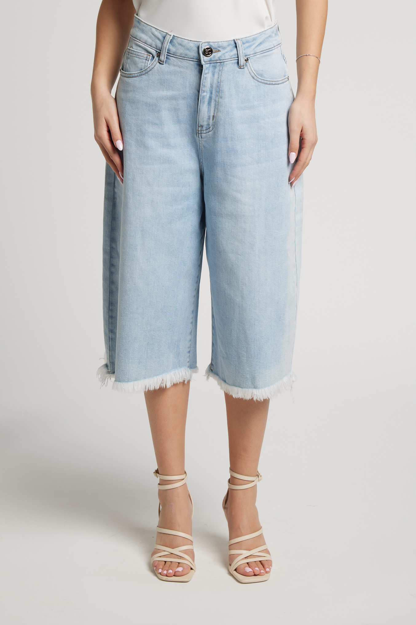 Sarah Chole SJ8944 pantalone largo cotone taglia unica