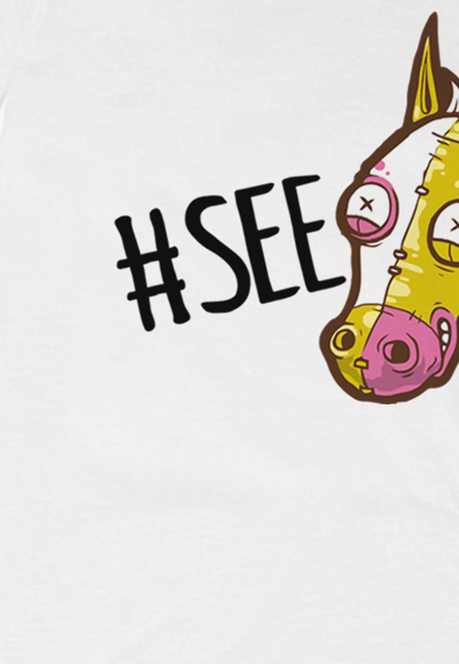 Seetees Napoleon’s horse t-shirt stampa cavallo