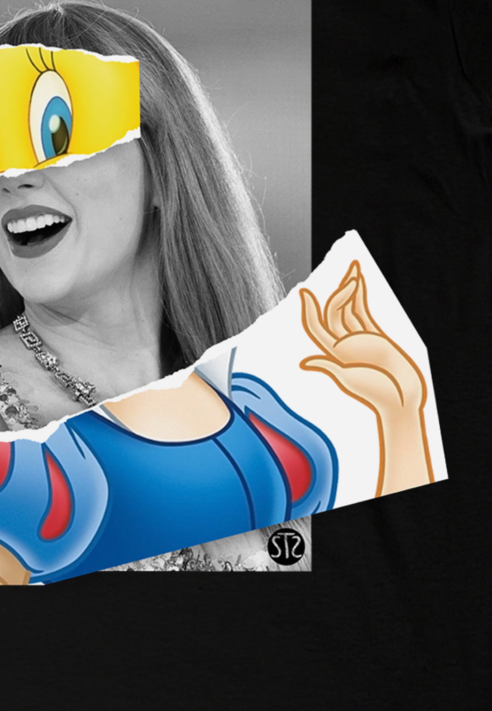 Seetees Taylor Tweety t-shirt grafica cartoon