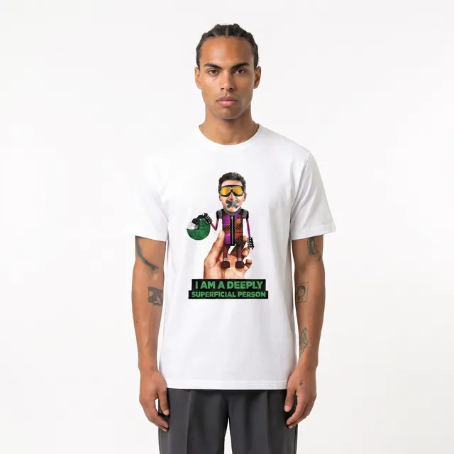 Seetees Robot Sci-fi Biker t-shirt grafica