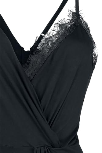 Gothicana by EMP top nero asimmetrico cotone
