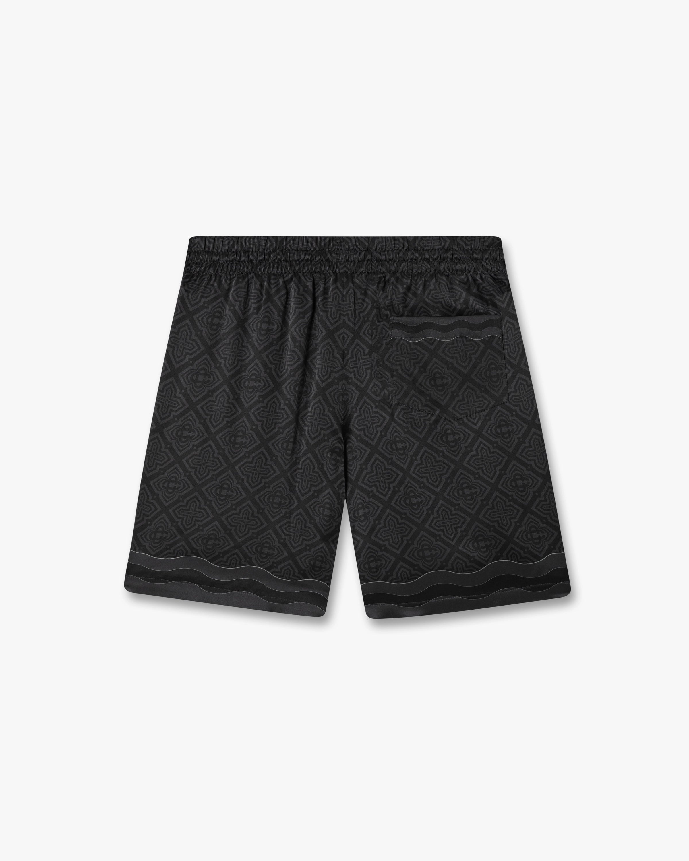 Casablanca Radiating Monogram shorts seta neri