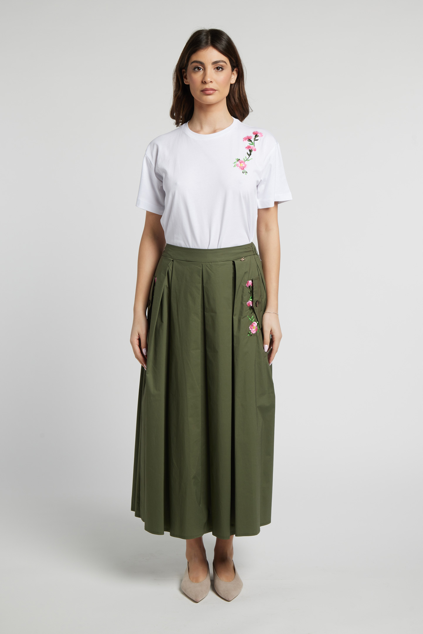 Sarah Chole 27191 TSO001 Gonna in Cotone Elasticizzato