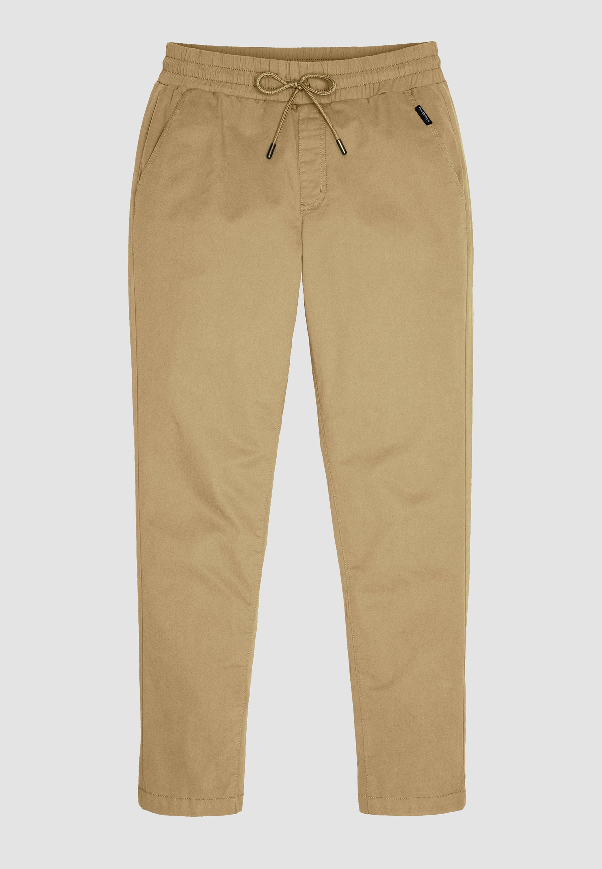 Recolution Taro pantaloni chino dark sand cotone bio