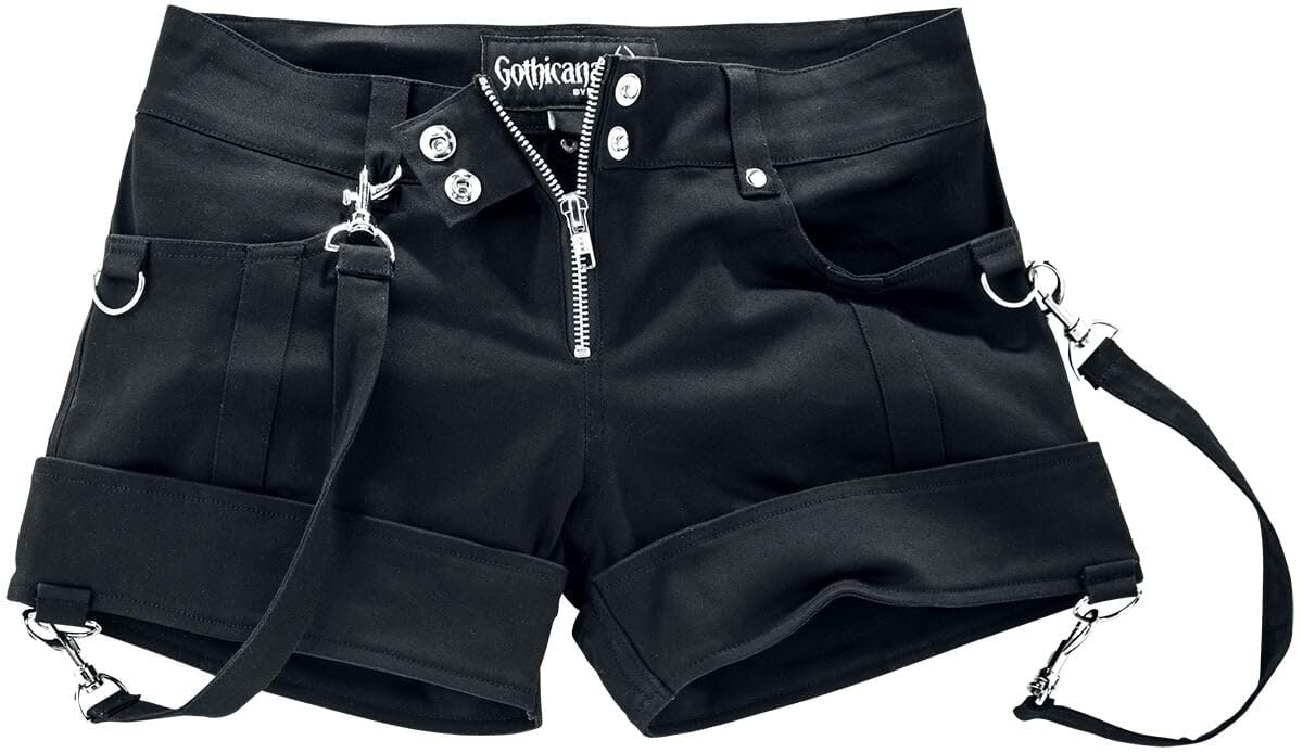 Gothicana by EMP Summer Wine hot pants donna nero