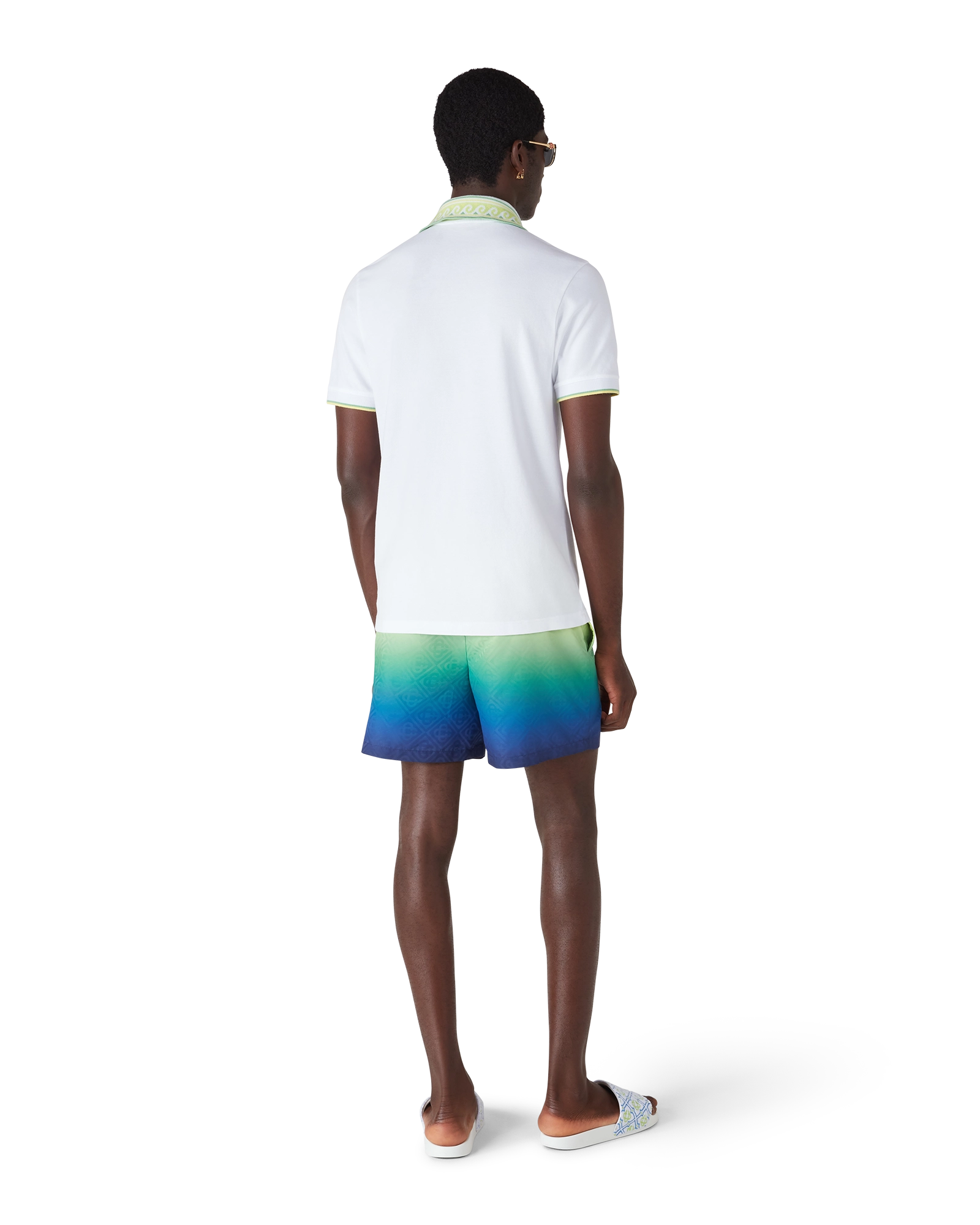Casablanca Gradient costume mare multicolor in poliestere