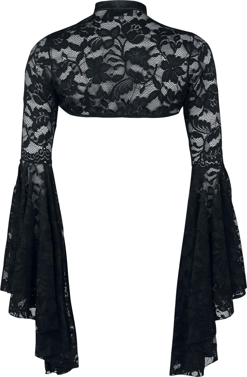 Gothicana Dark Romance bolero nero M coprispalle gotico