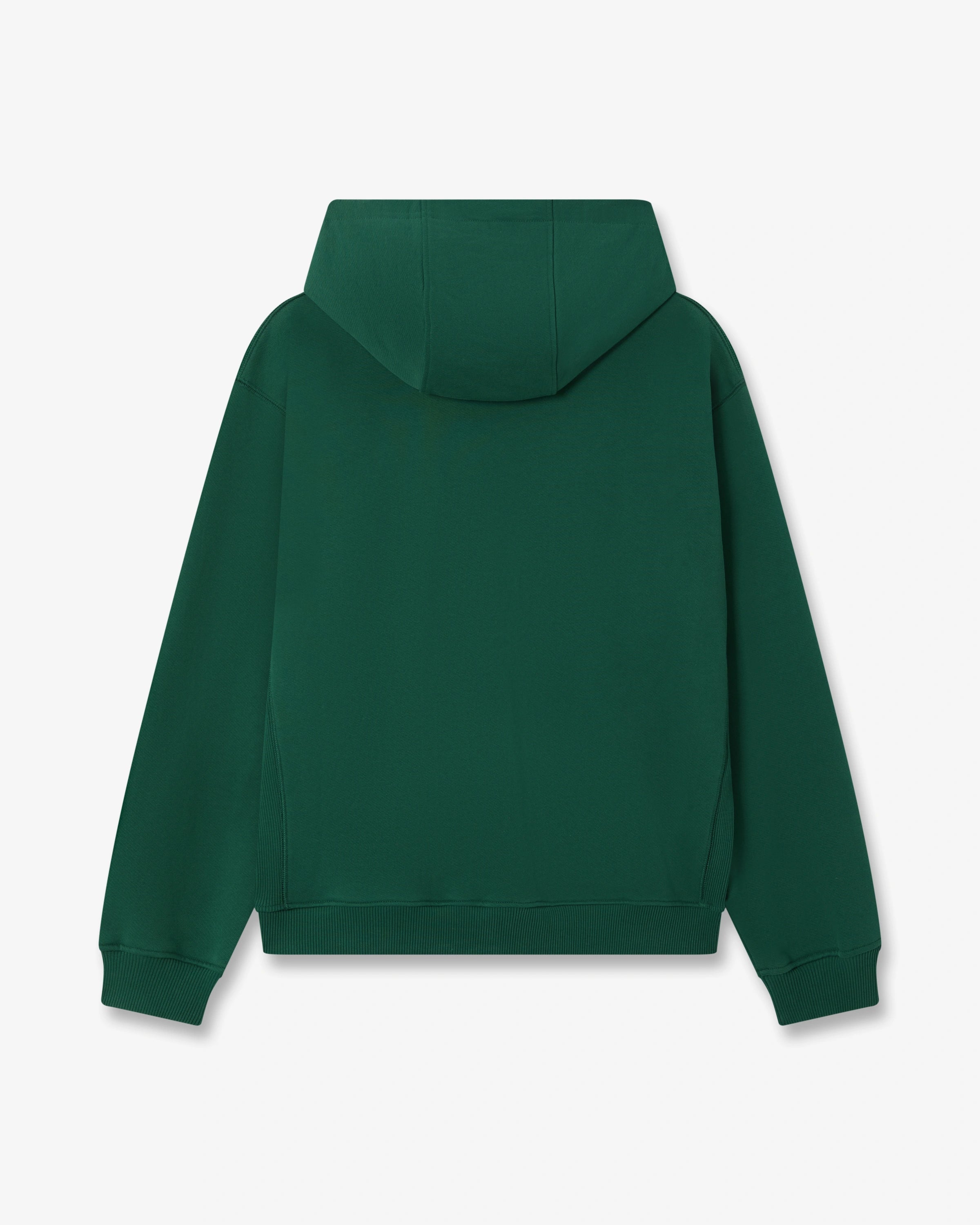 Casablanca Sport Type felpa zip verde cappuccio