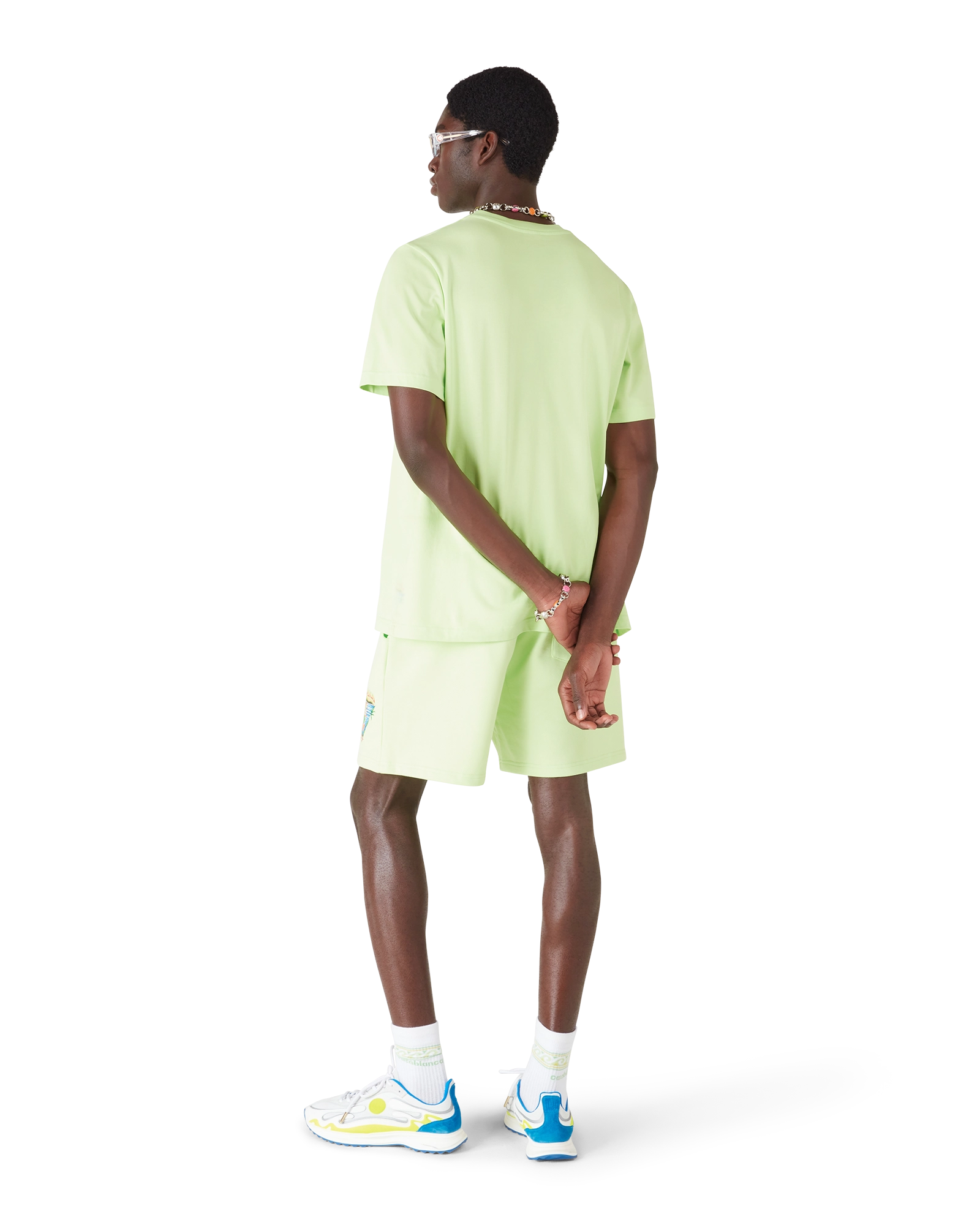 Casablanca Innocence Triangle t-shirt verde tramonto