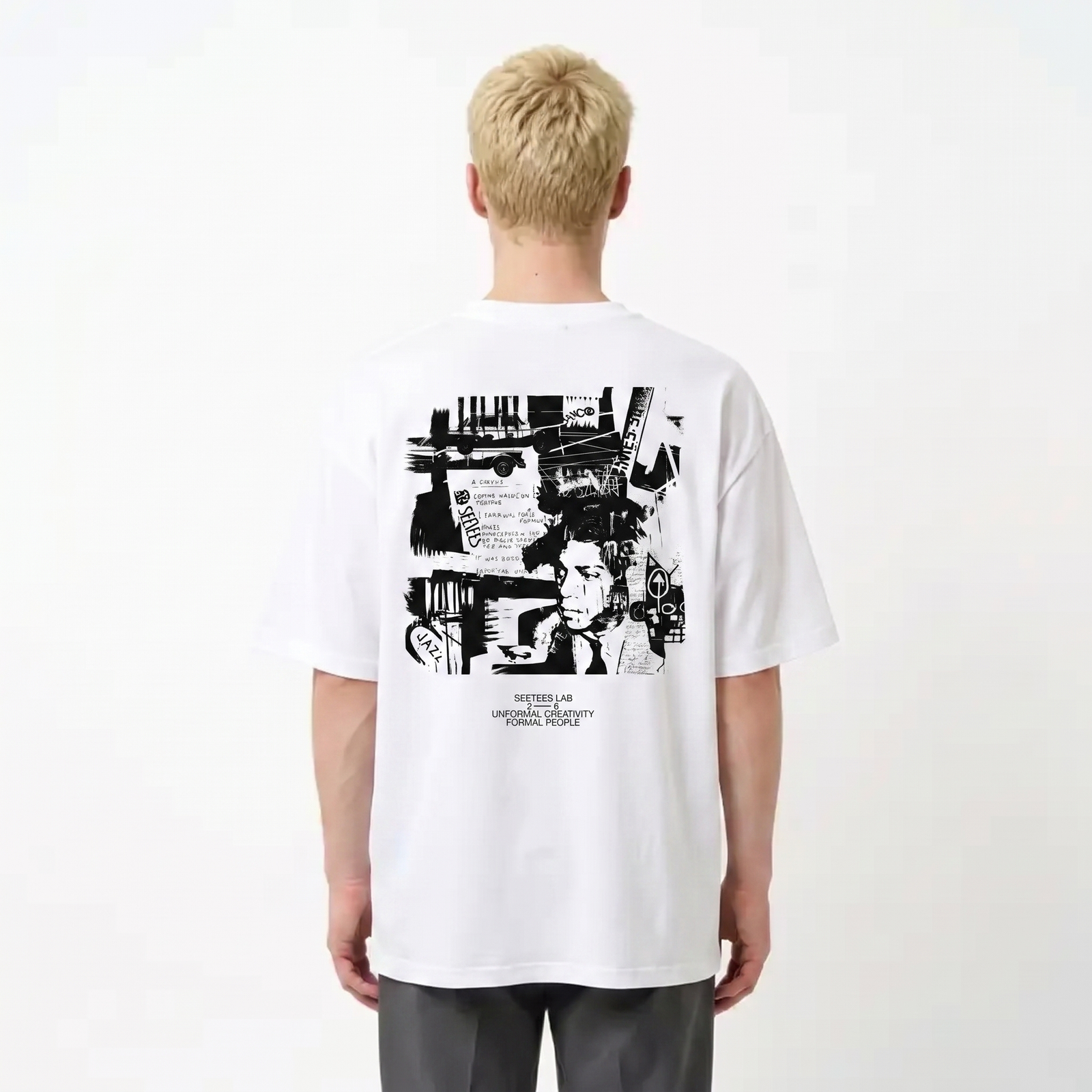Seetees The Painters Basquiat Black t-shirt nera