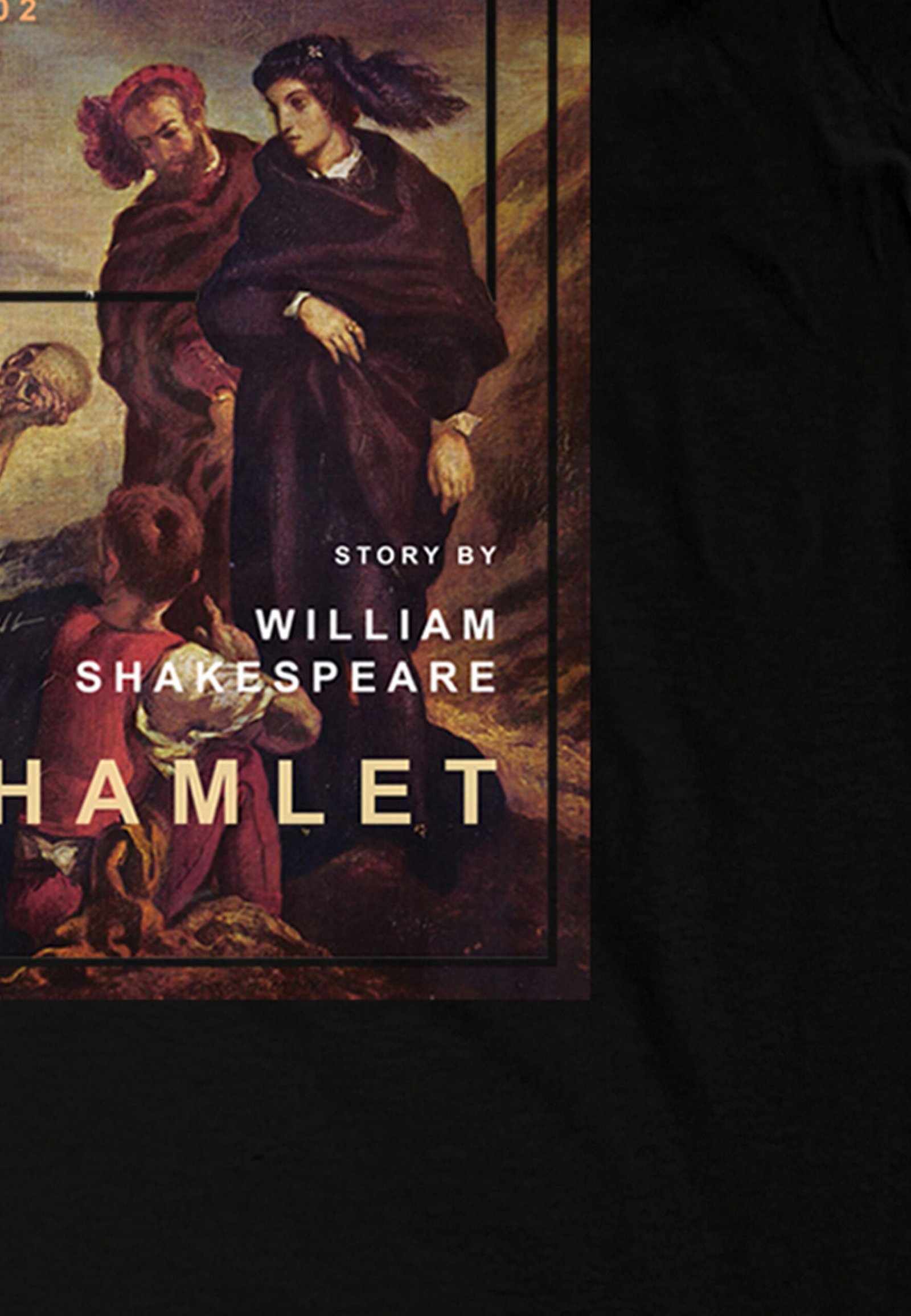 Seetees Hamlet t-shirt stampa poeti
