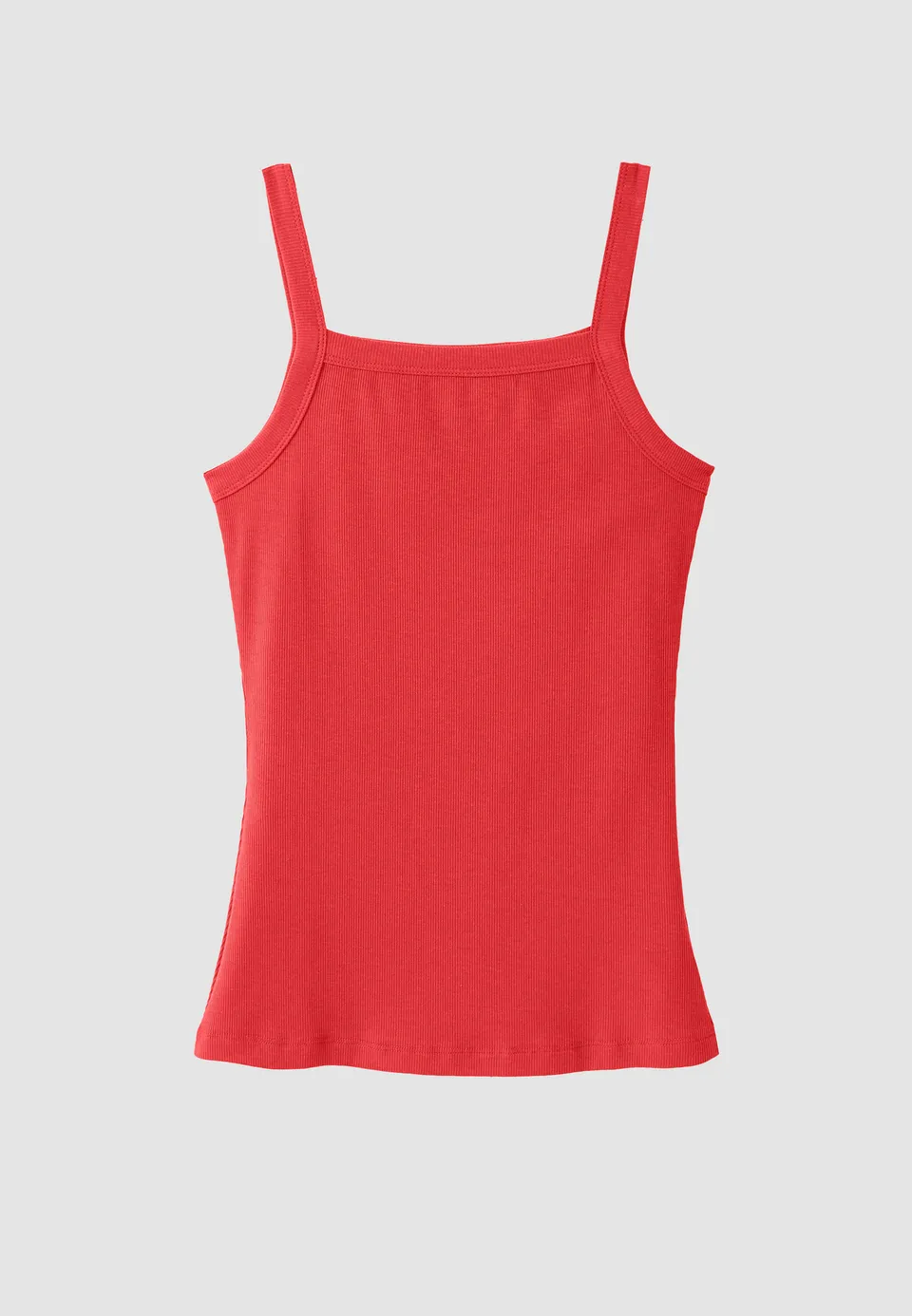 Recolution Daisy top donna rosso cotone modal elasticizzato