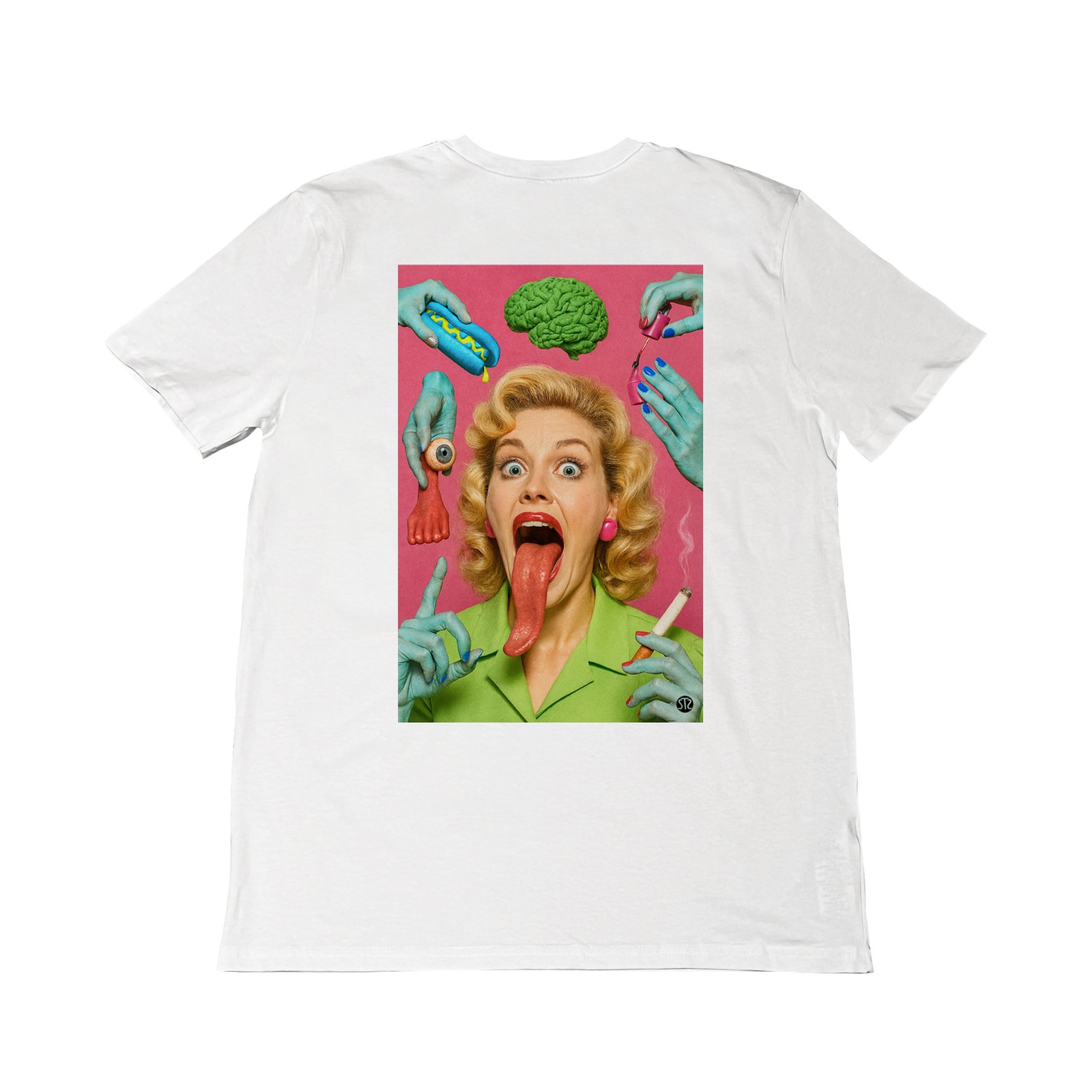 Seetees Big Talks t-shirt stampa fronte retro