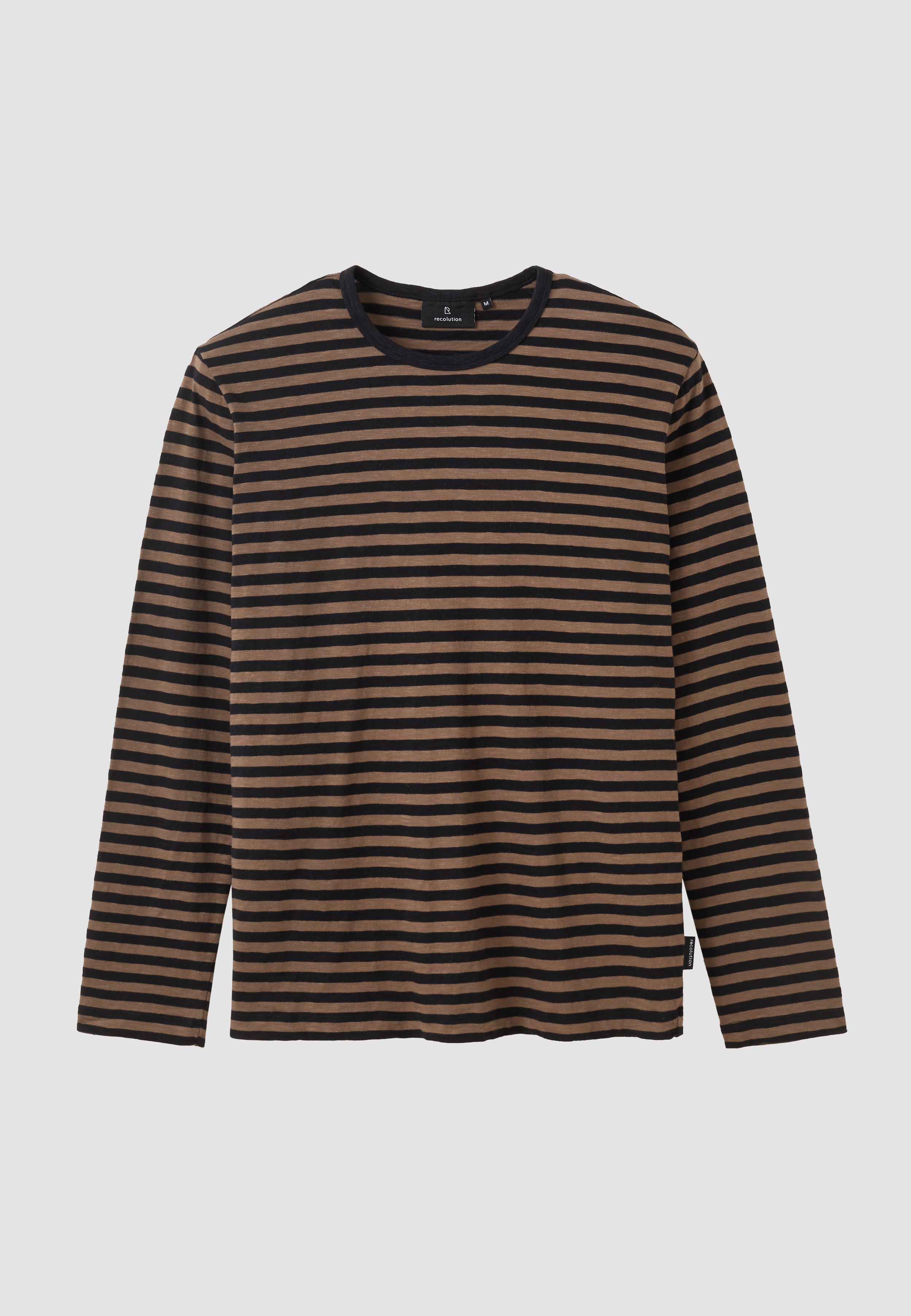 Recolution Maca Stripes maglia marrone righe