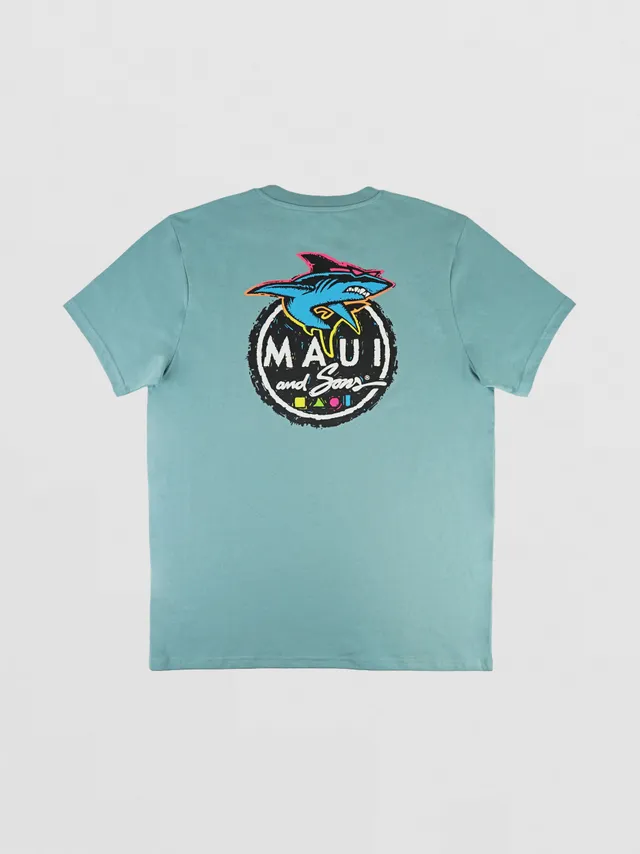 Maui and Sons Twisted Puff Ink T-Shirt maglietta blu