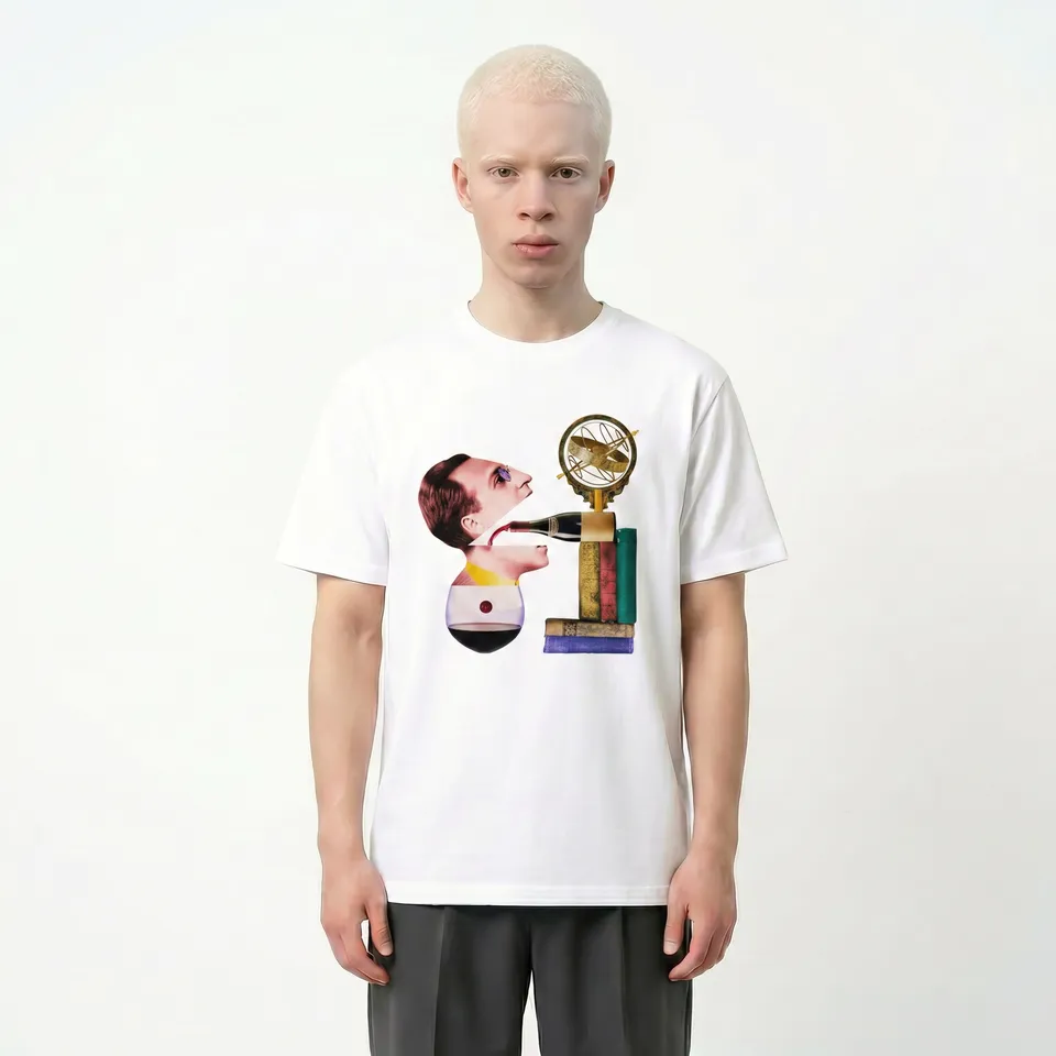 Seetees Books t-shirt stampa grafica taglia vera