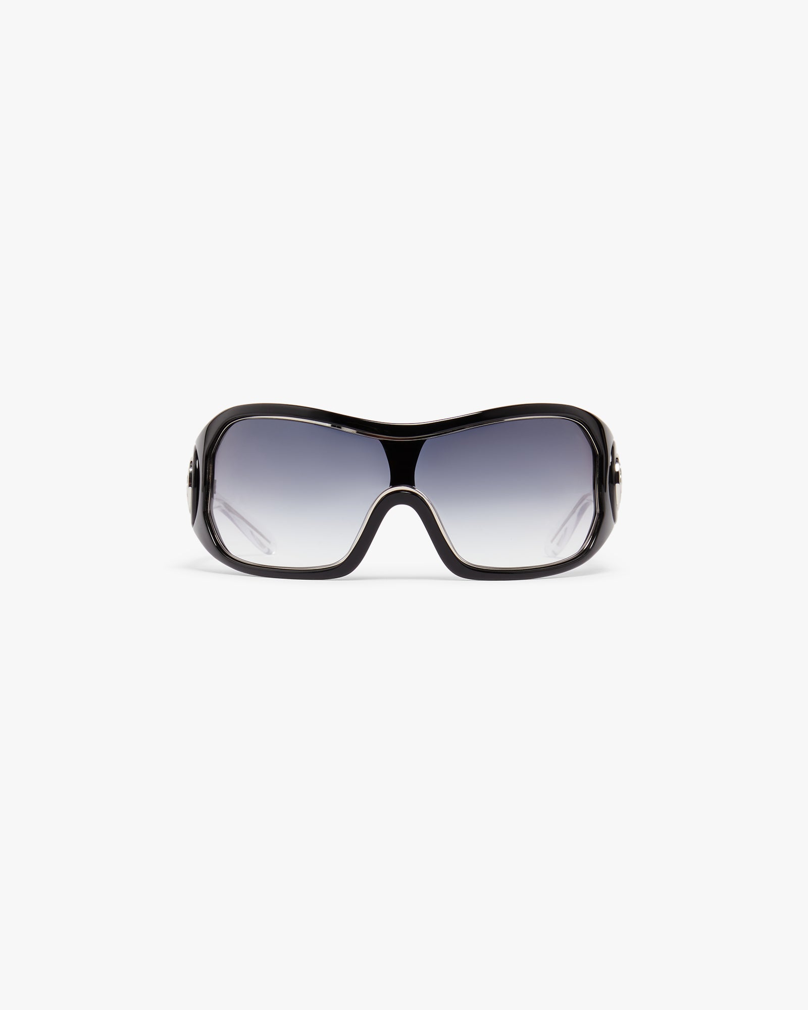Casablanca Black Outline Shield occhiali da sole nero UV