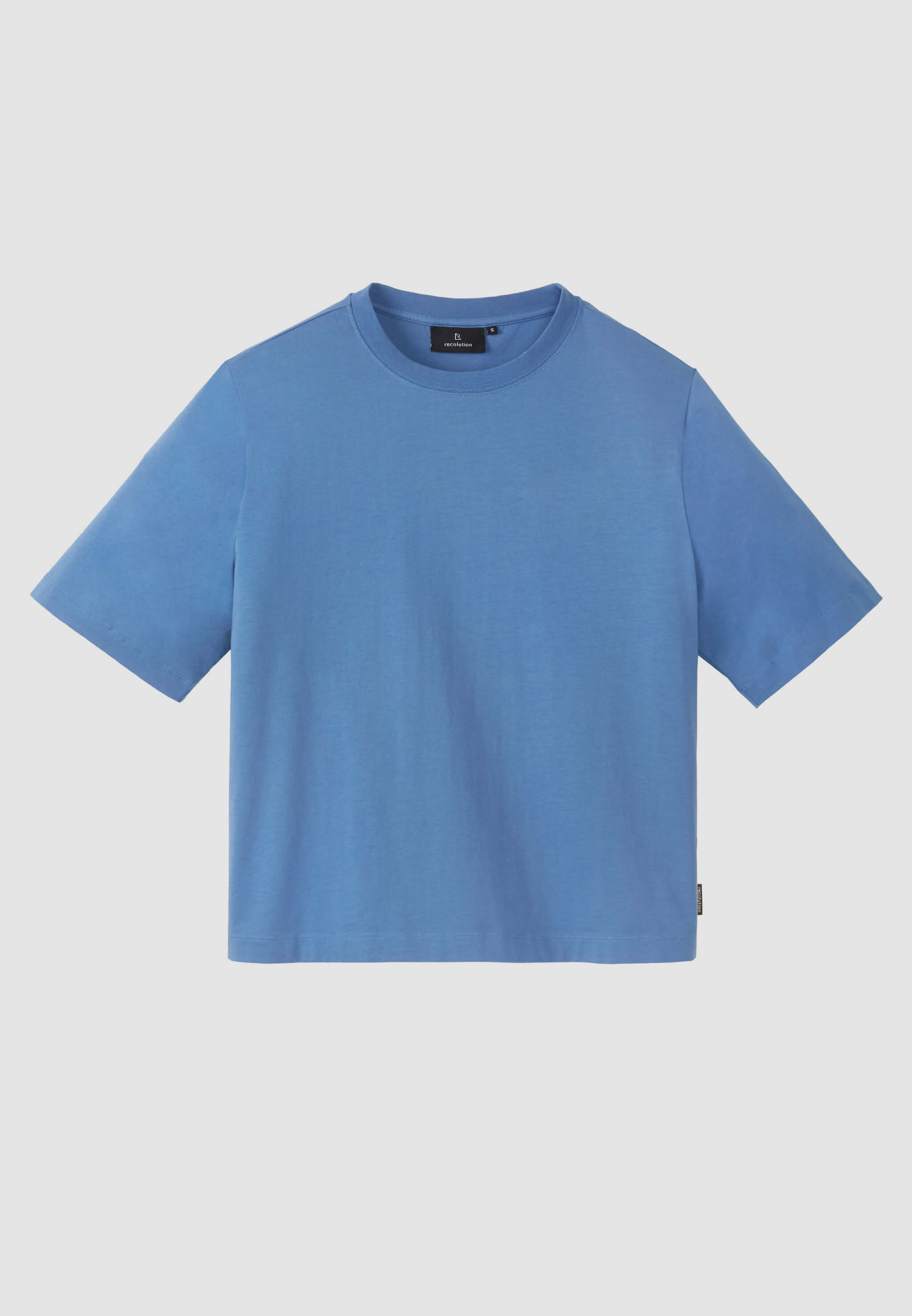 Recolution Azolla t-shirt cotone bio blu elettrico