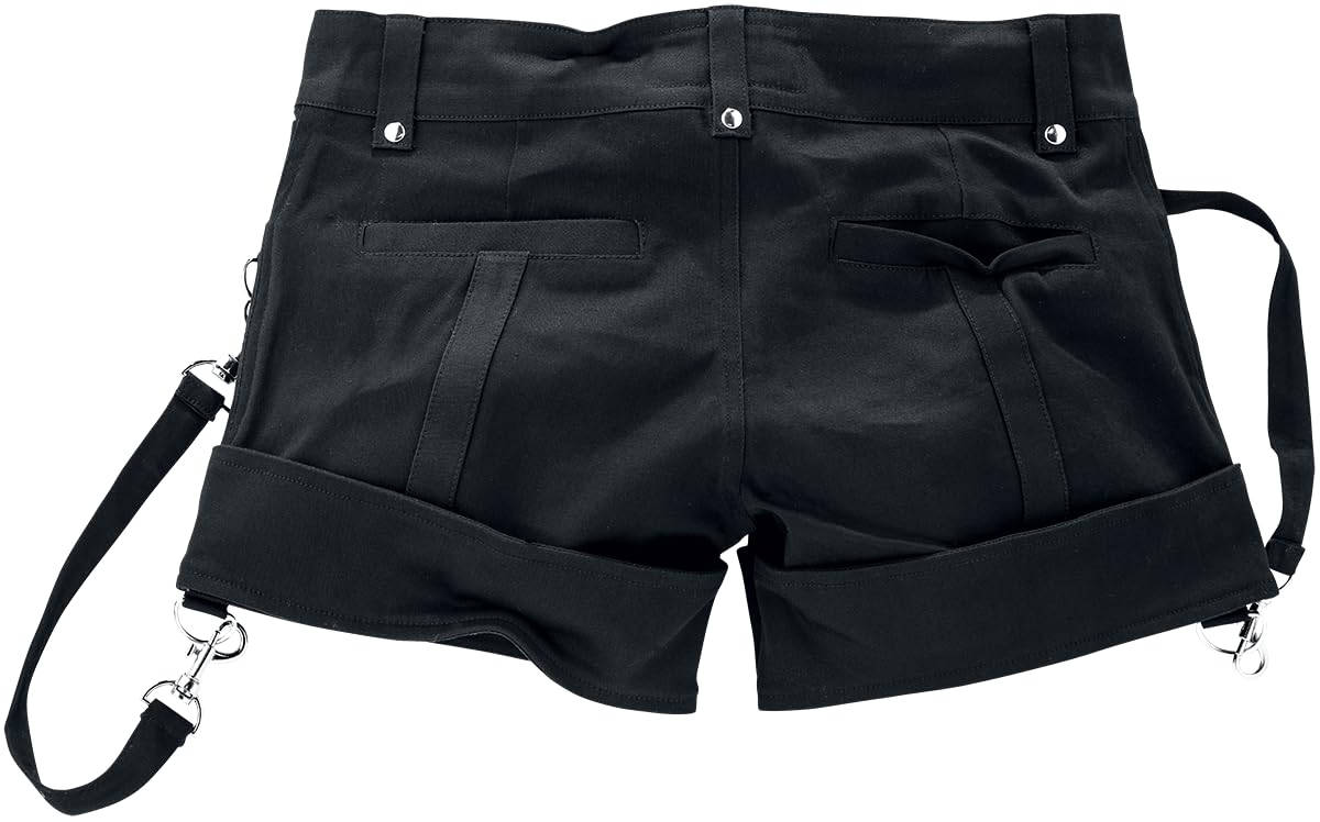 Gothicana by EMP Summer Wine hot pants donna nero