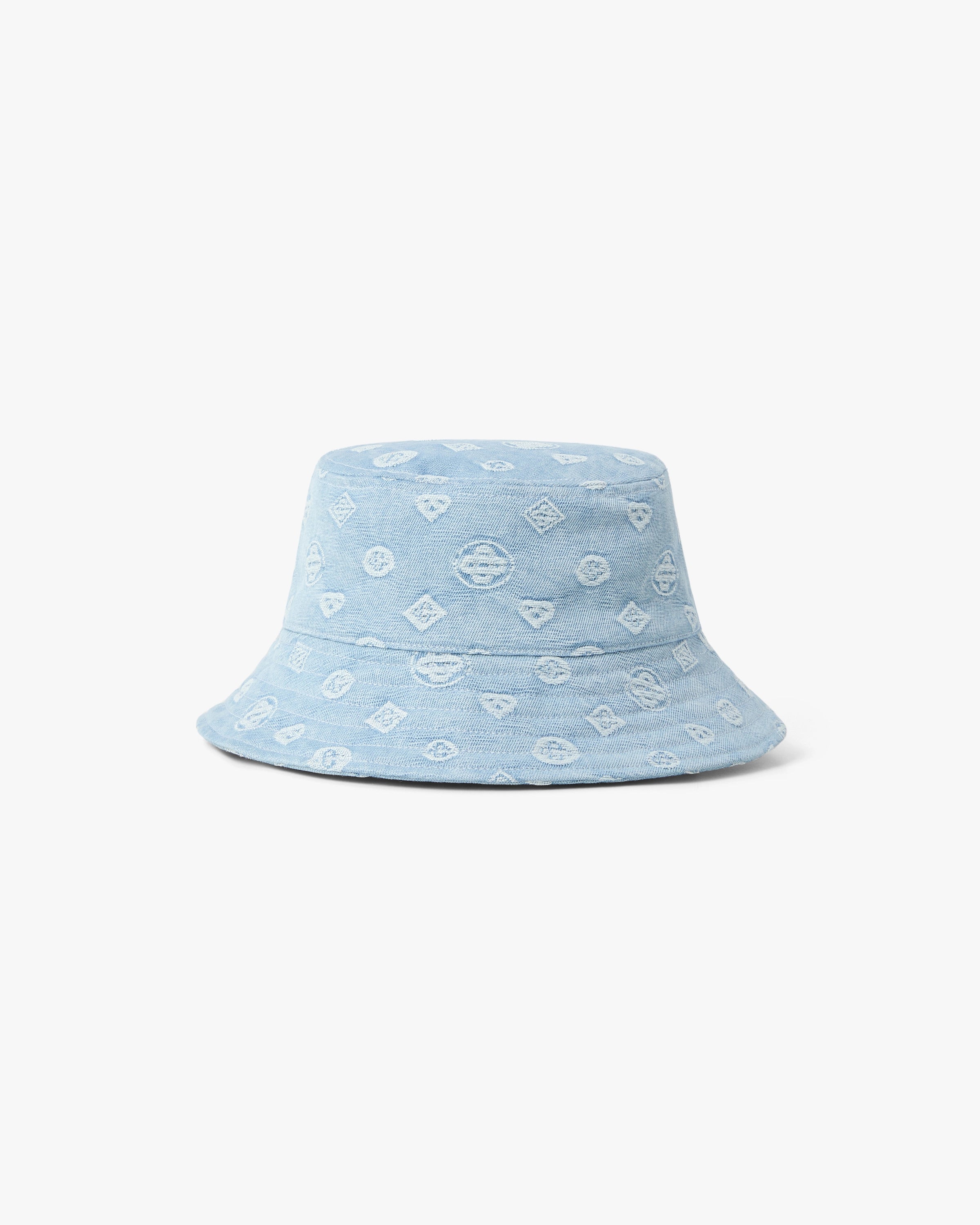 Casablanca Icon cappello bucket denim azzurro taglia M/L