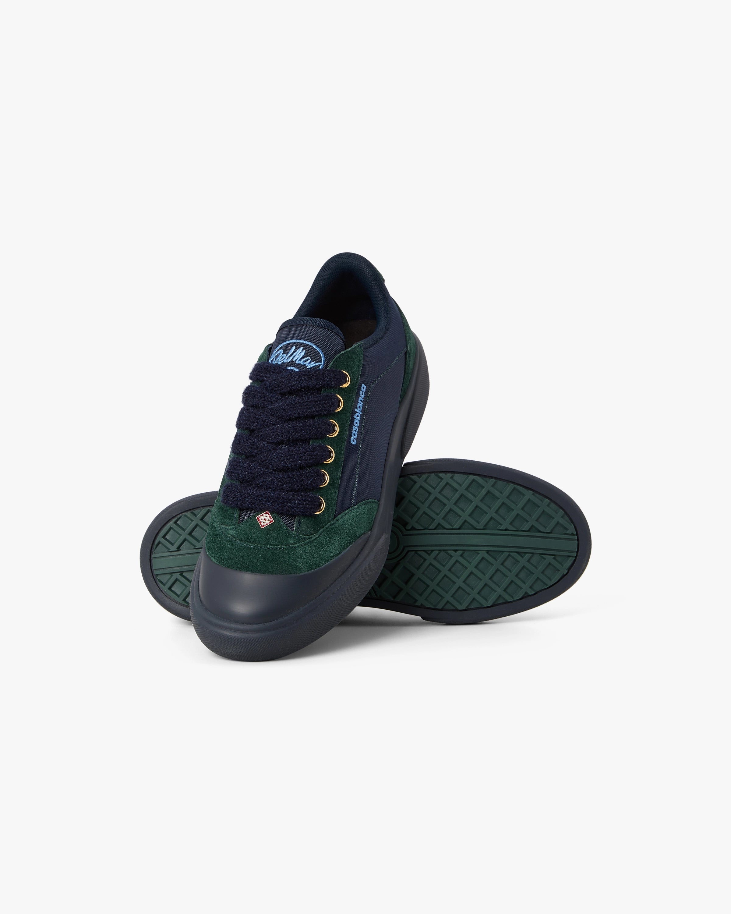 Casablanca Del Mar sneakers blu e verde