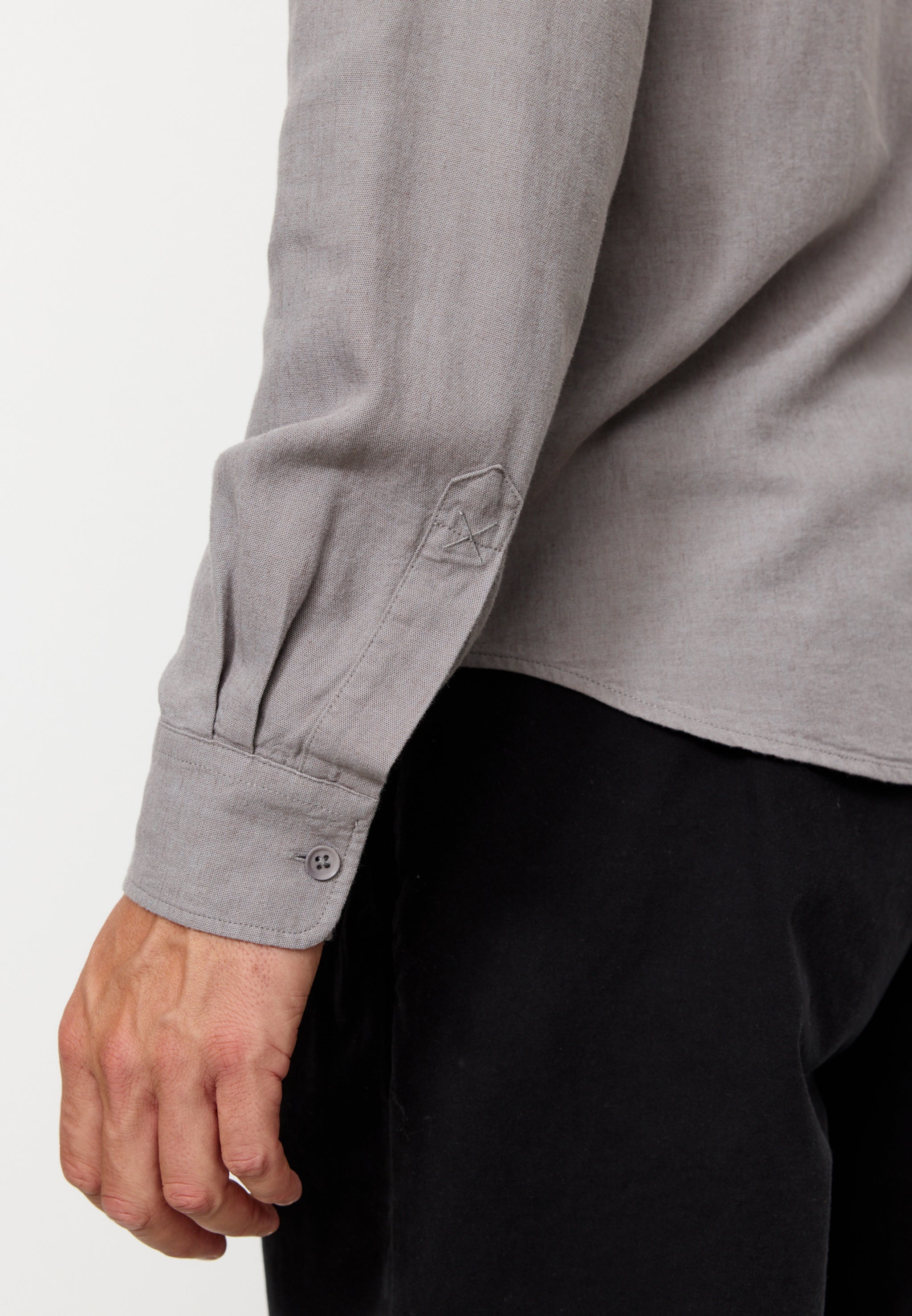 Recolution Nutmeg camicia lino greige traspirante