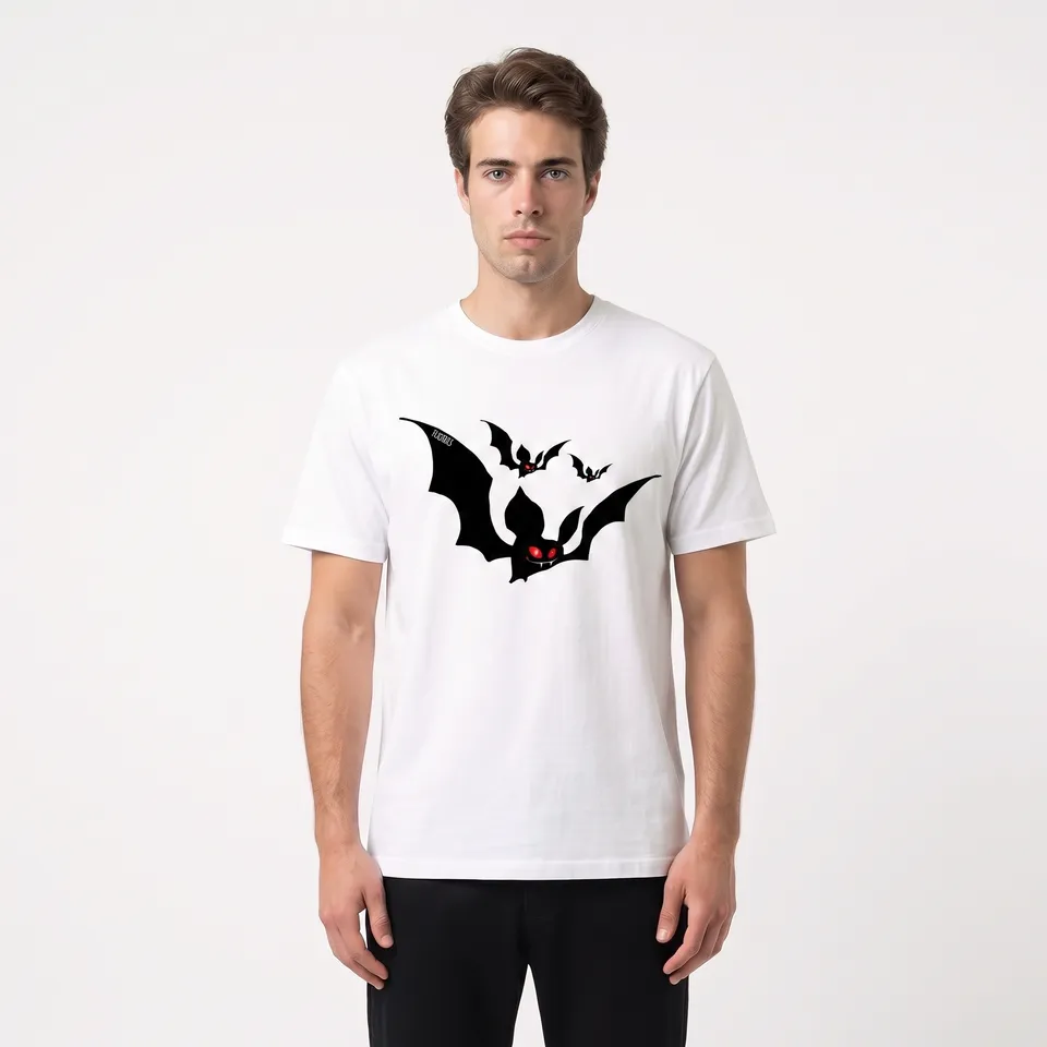 Seetees 1800s Stoker's bats t-shirt manica corta