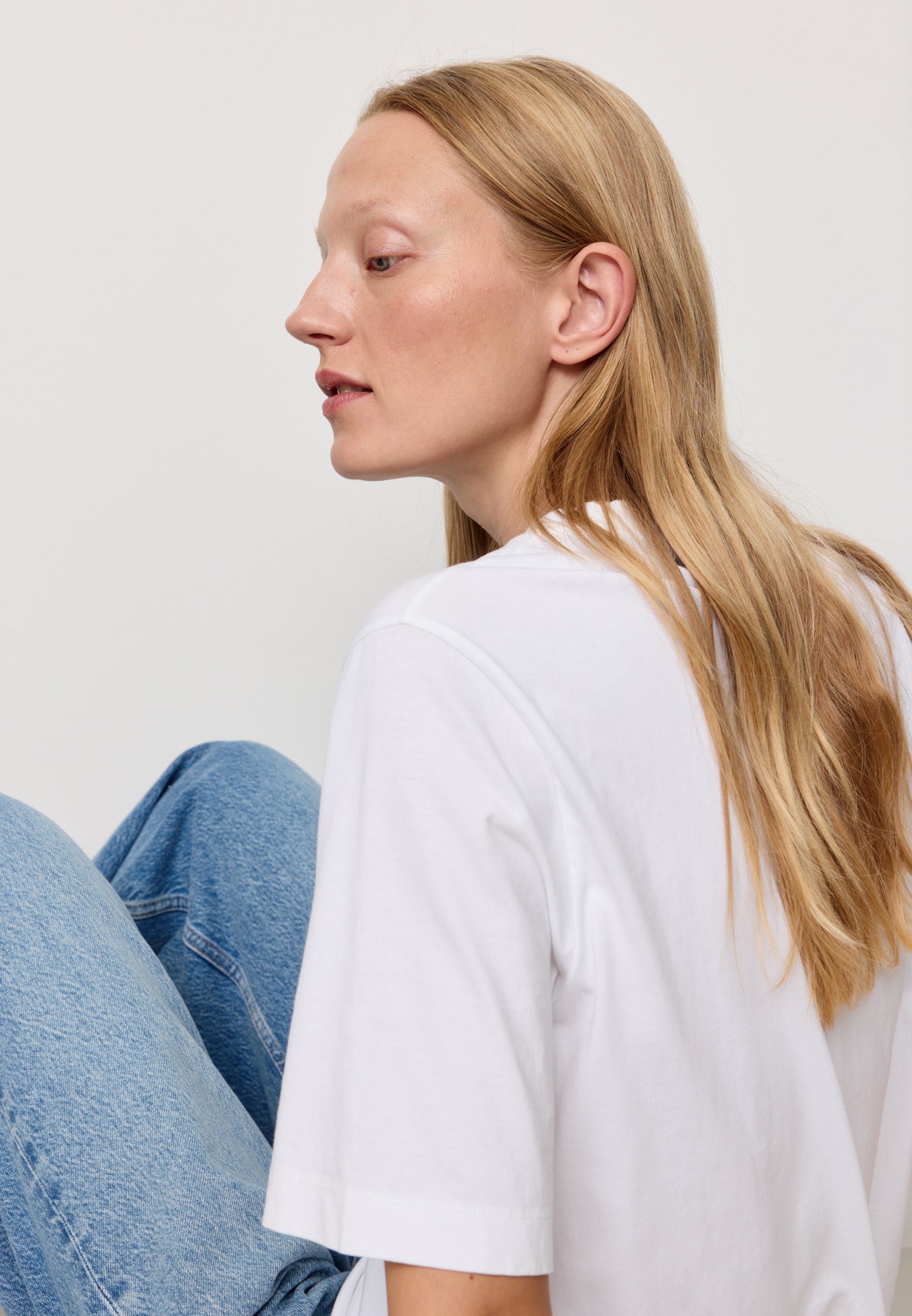 Recolution Azolla t-shirt cotone bio bianco