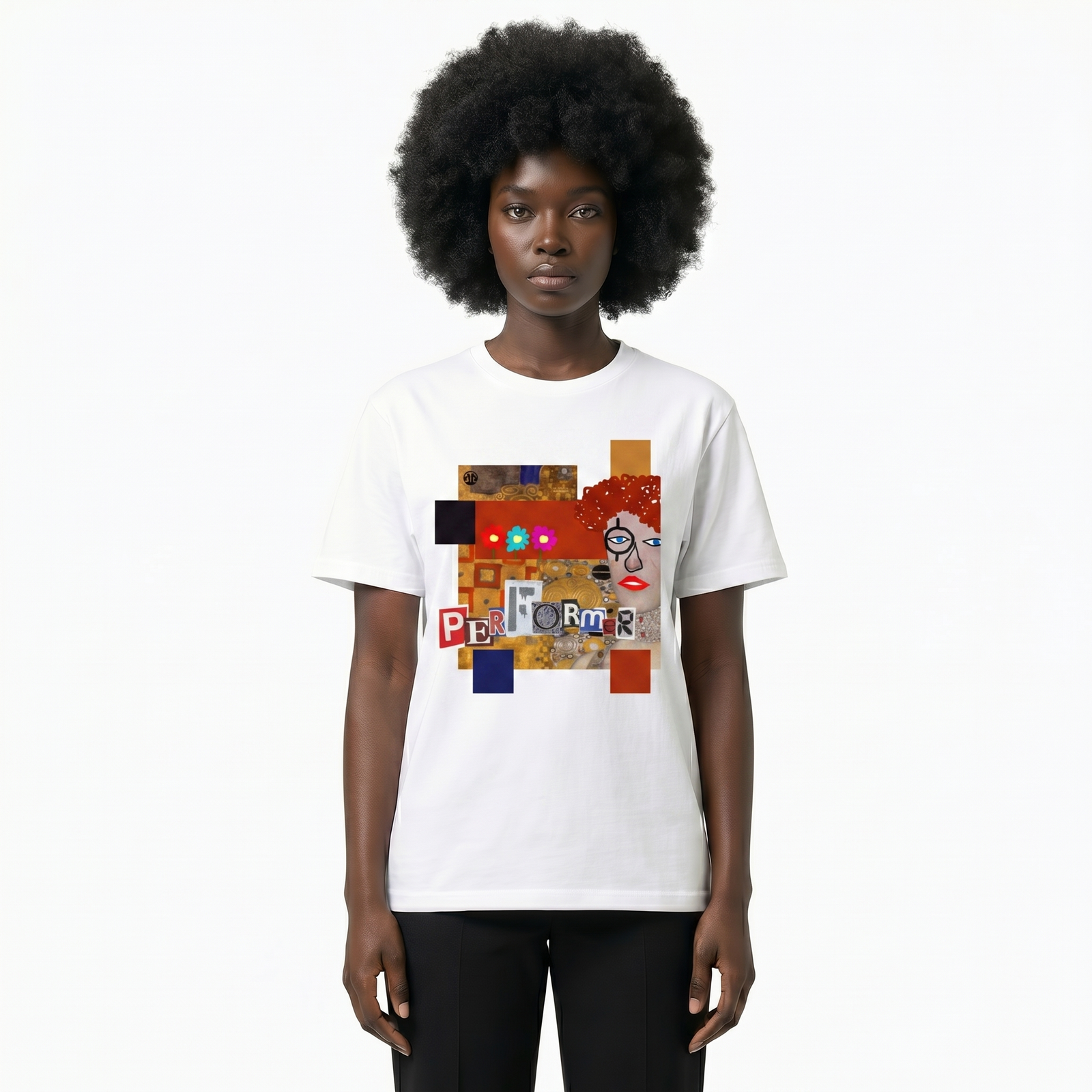 Seetees This is Art Performer t-shirt stampa grafica