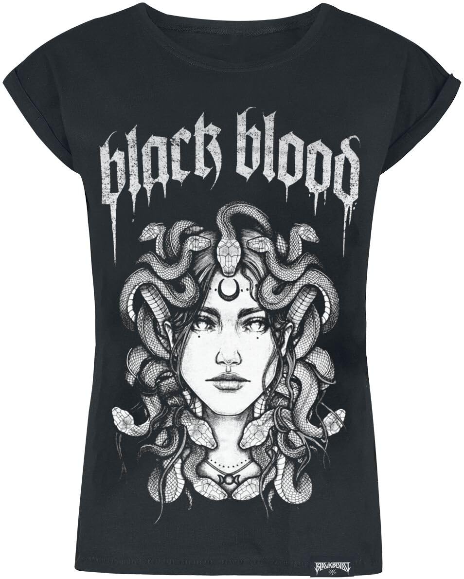 Gothicana by EMP Medusa t-shirt nera S gotica