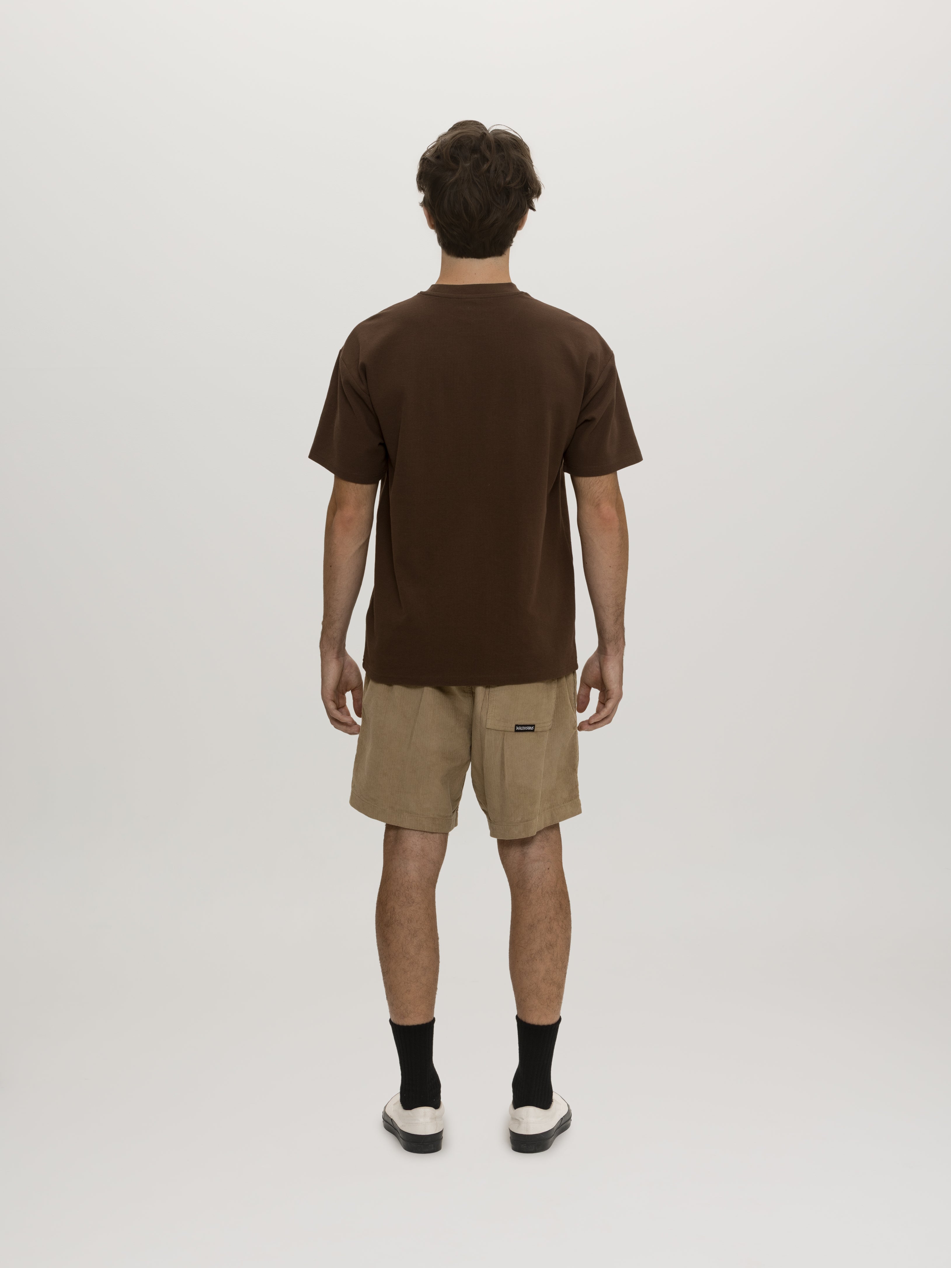 Maui and Sons Surface maglietta marrone misto cotone