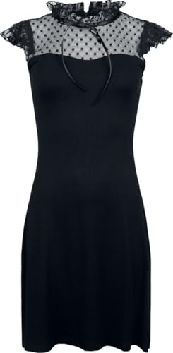 Gothicana by EMP Abito Nero Donna media lunghezza pizzo