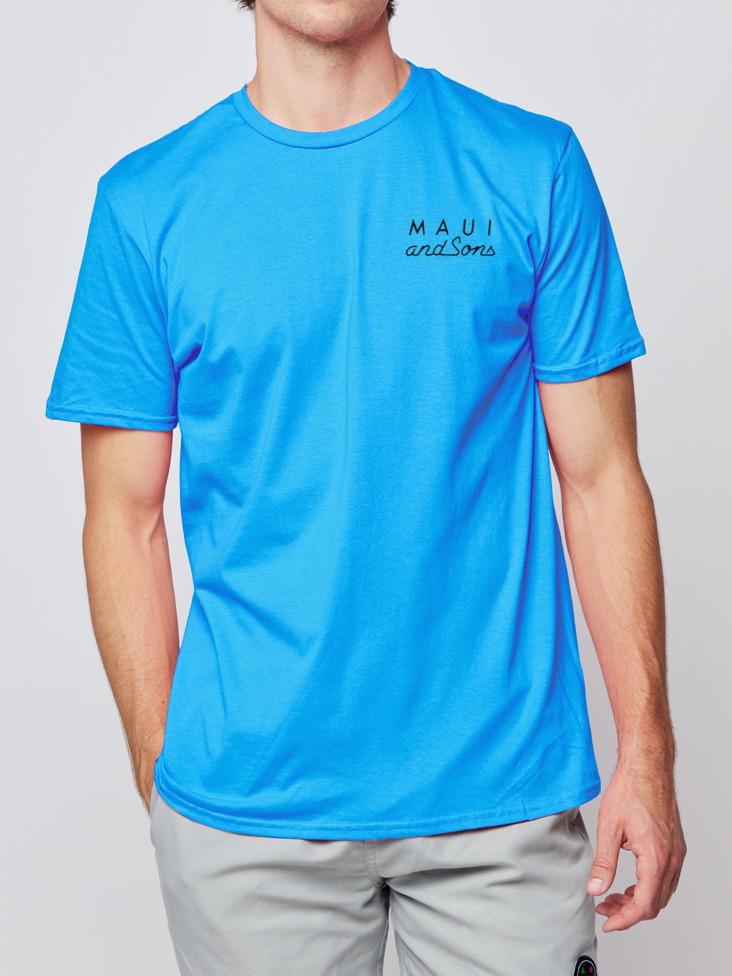 Maui and Sons Neon Cookie Logo t-shirt neon cotone