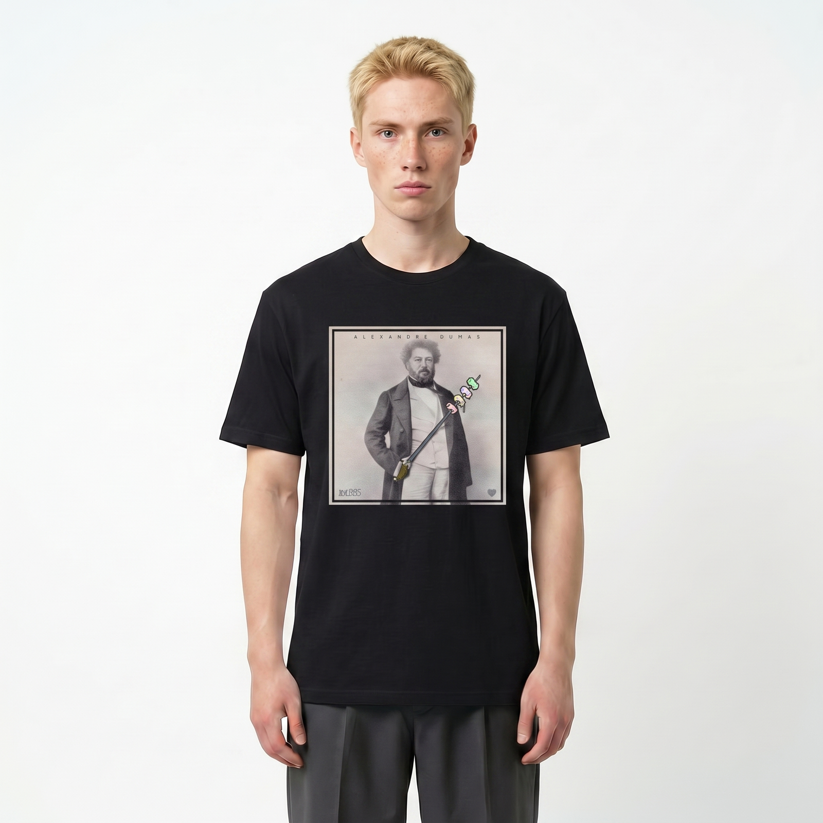 Seetees Dumas t-shirt stampa 1800
