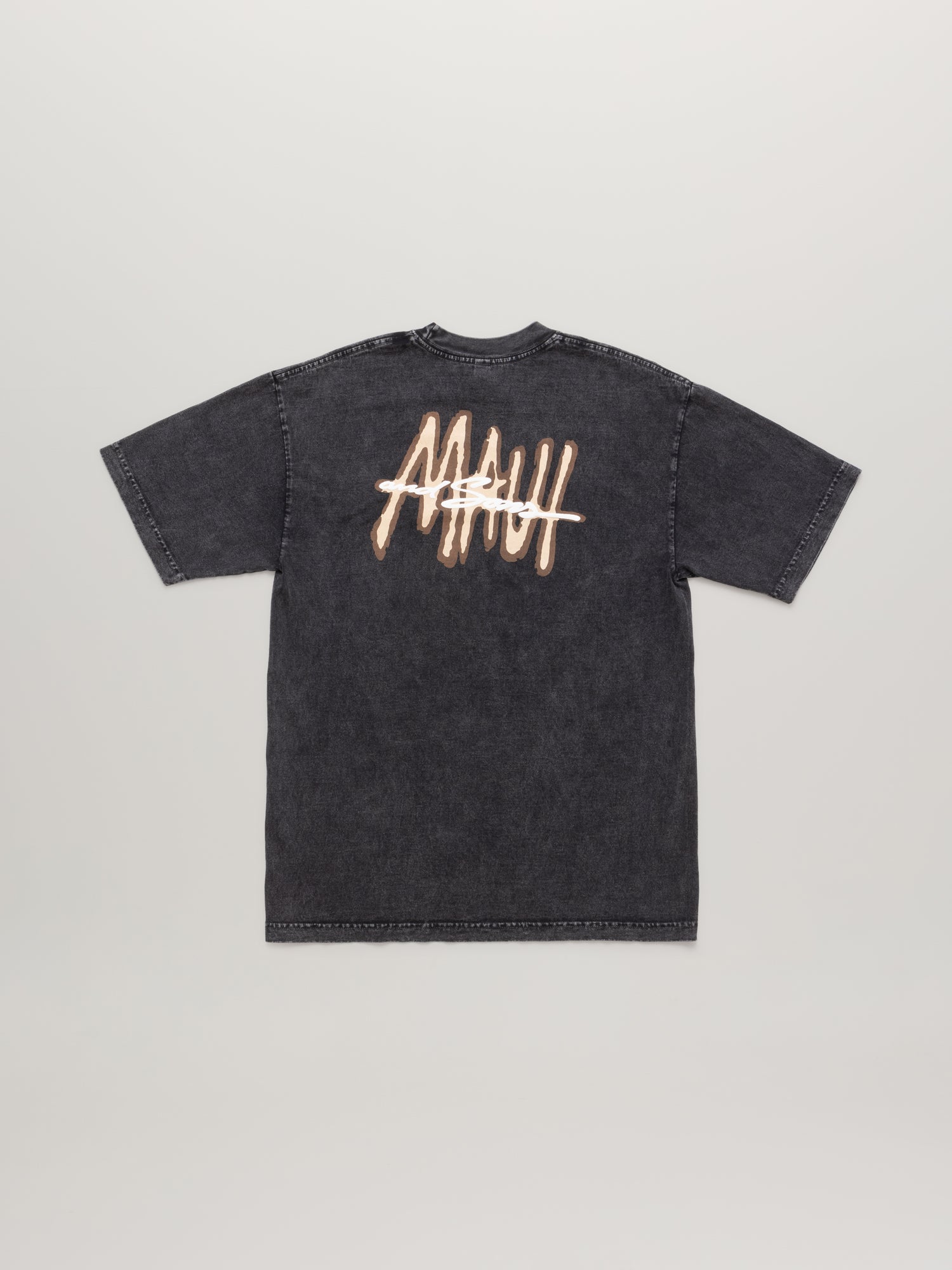 Maui and Sons Maui Tag Boxy Fit T-Shirt maglietta nera