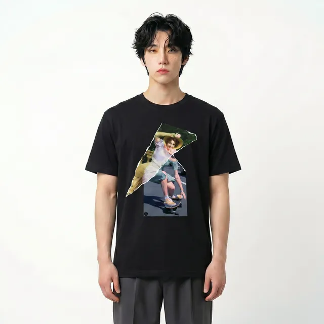 Seetees Skate and Smile t-shirt cotone skate