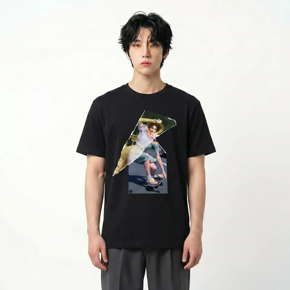 Seetees Skate and Smile t-shirt cotone skate