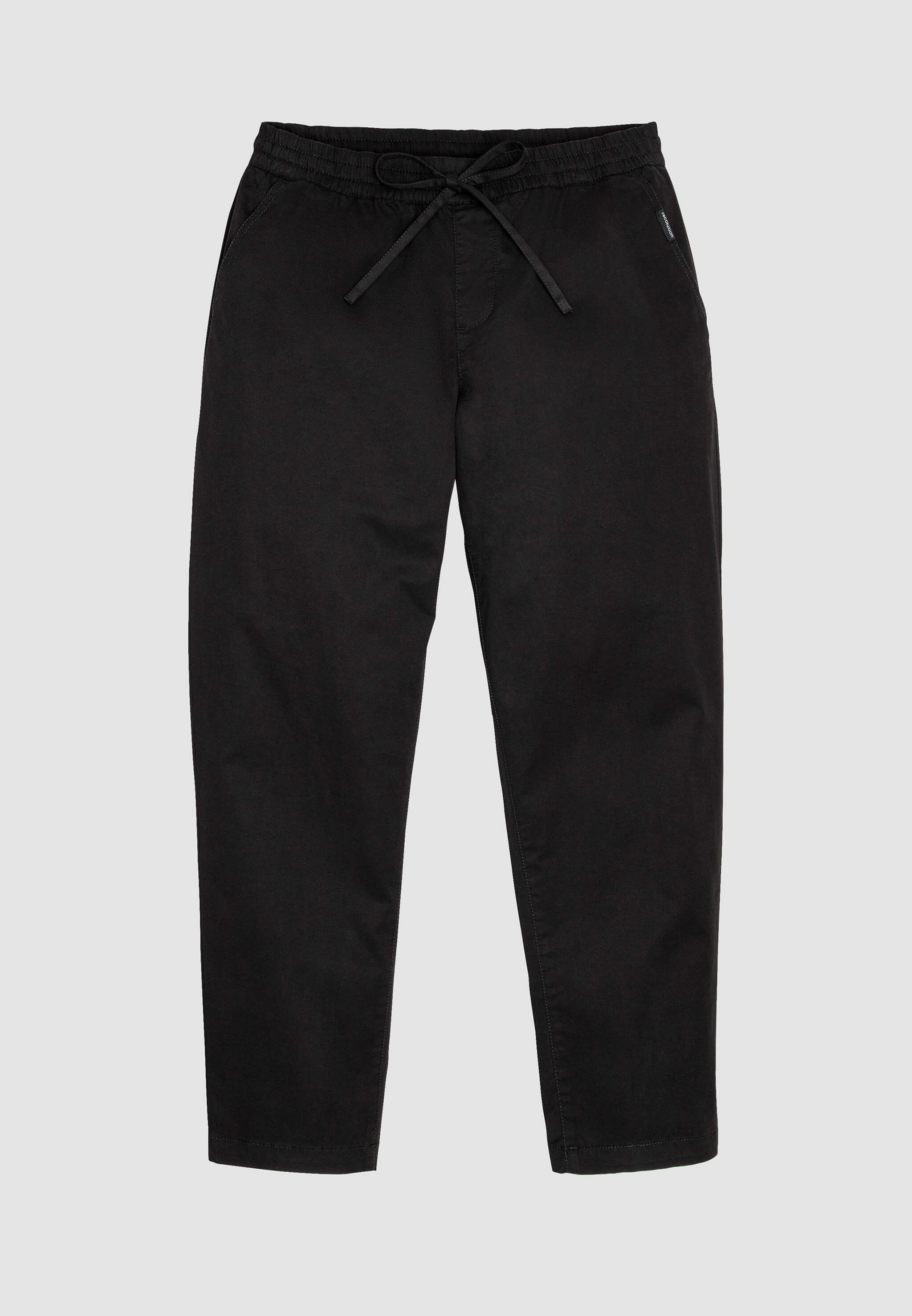 Recolution Kale pantaloni chino neri cotone bio