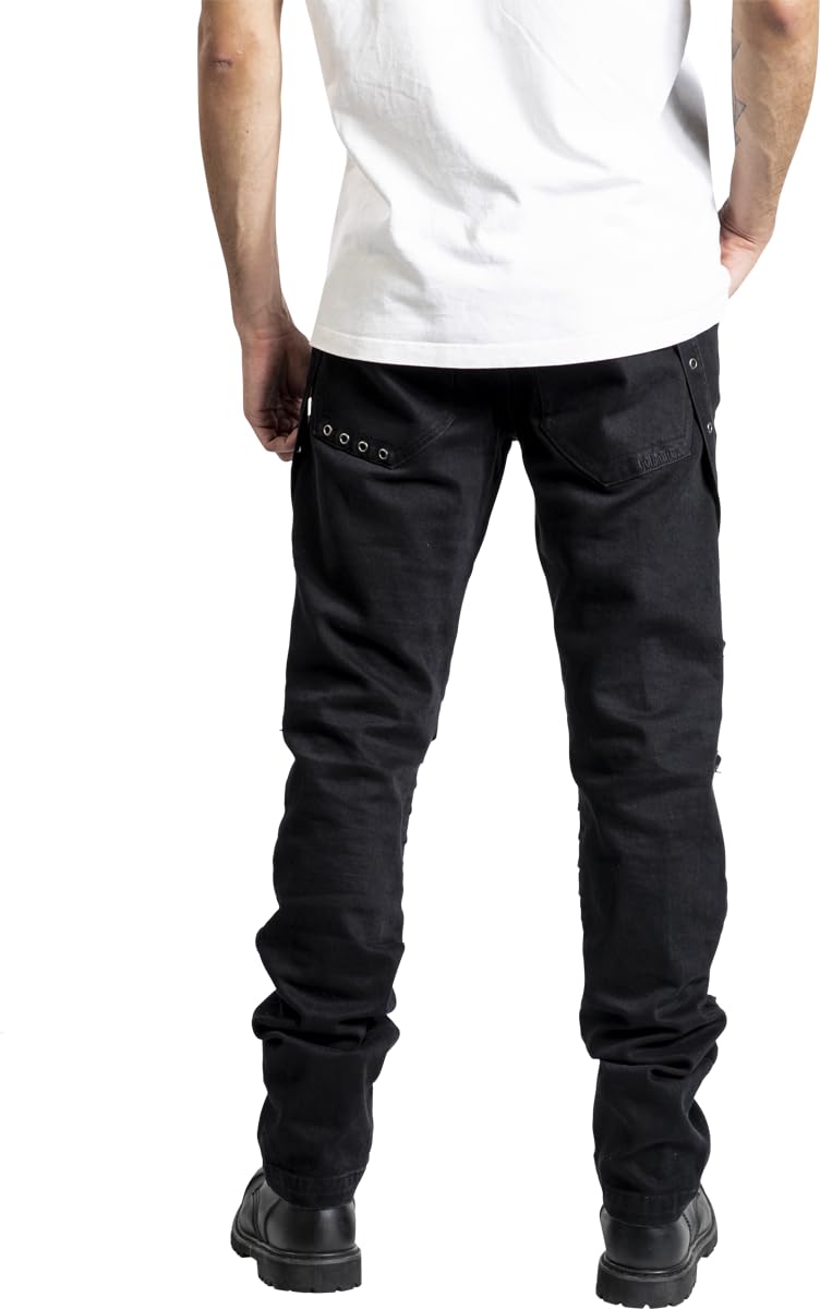 Gothicana by EMP Pete jeans nero uomo gotico