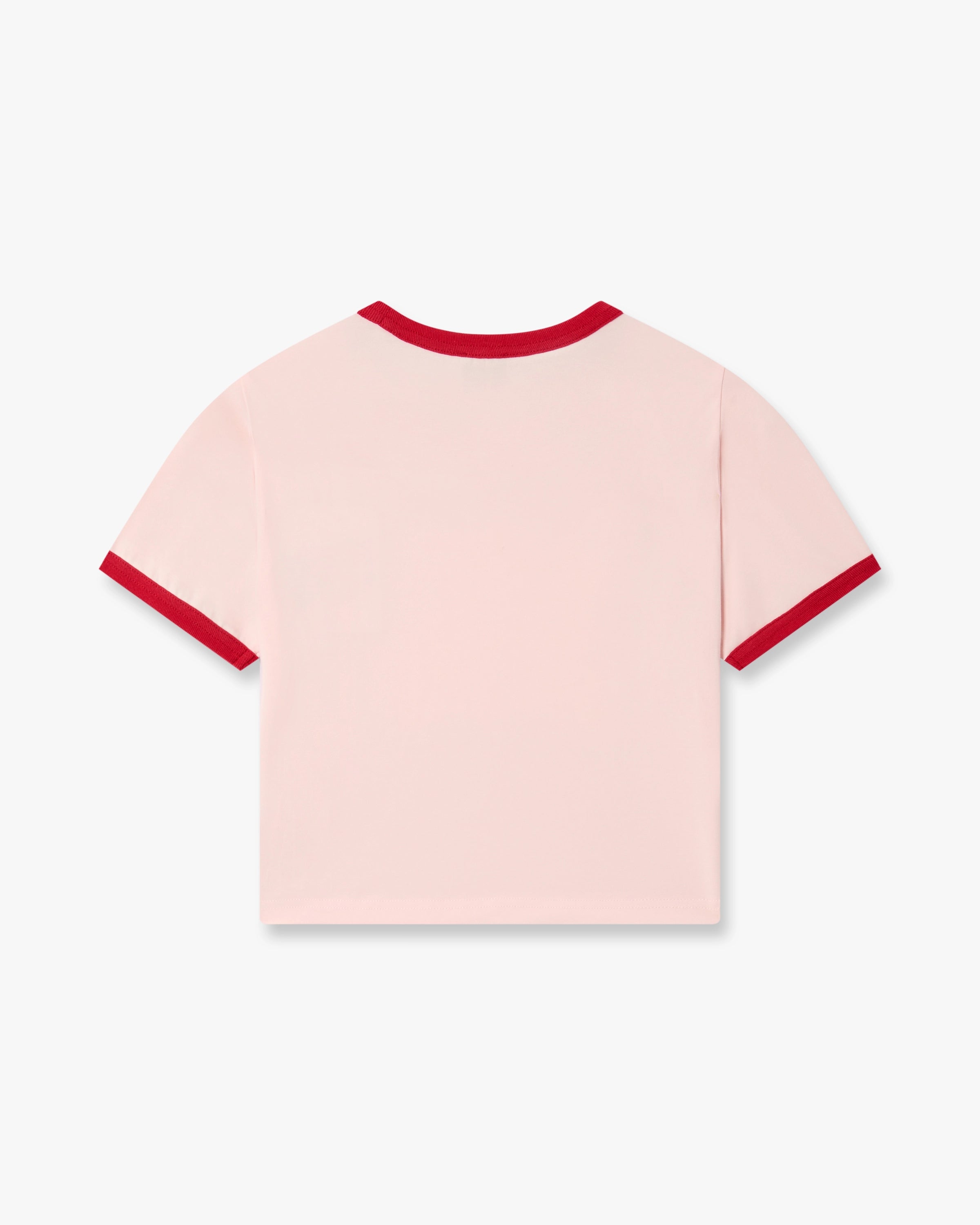 Casablanca Pyramid Tourism t-shirt rosa cropped slim